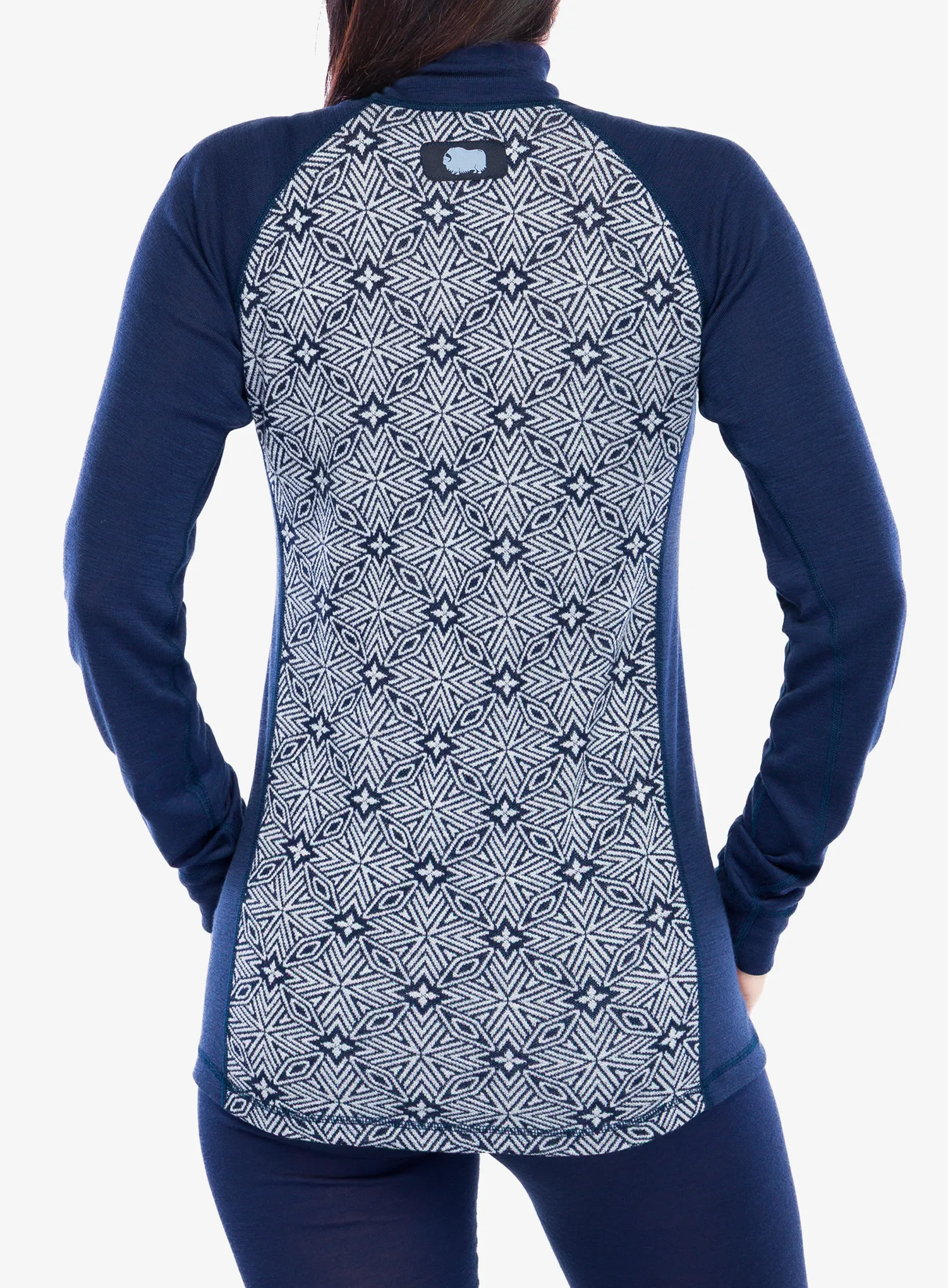 Dámská mikina se zipem Dovre 100% Merino Wool - blue