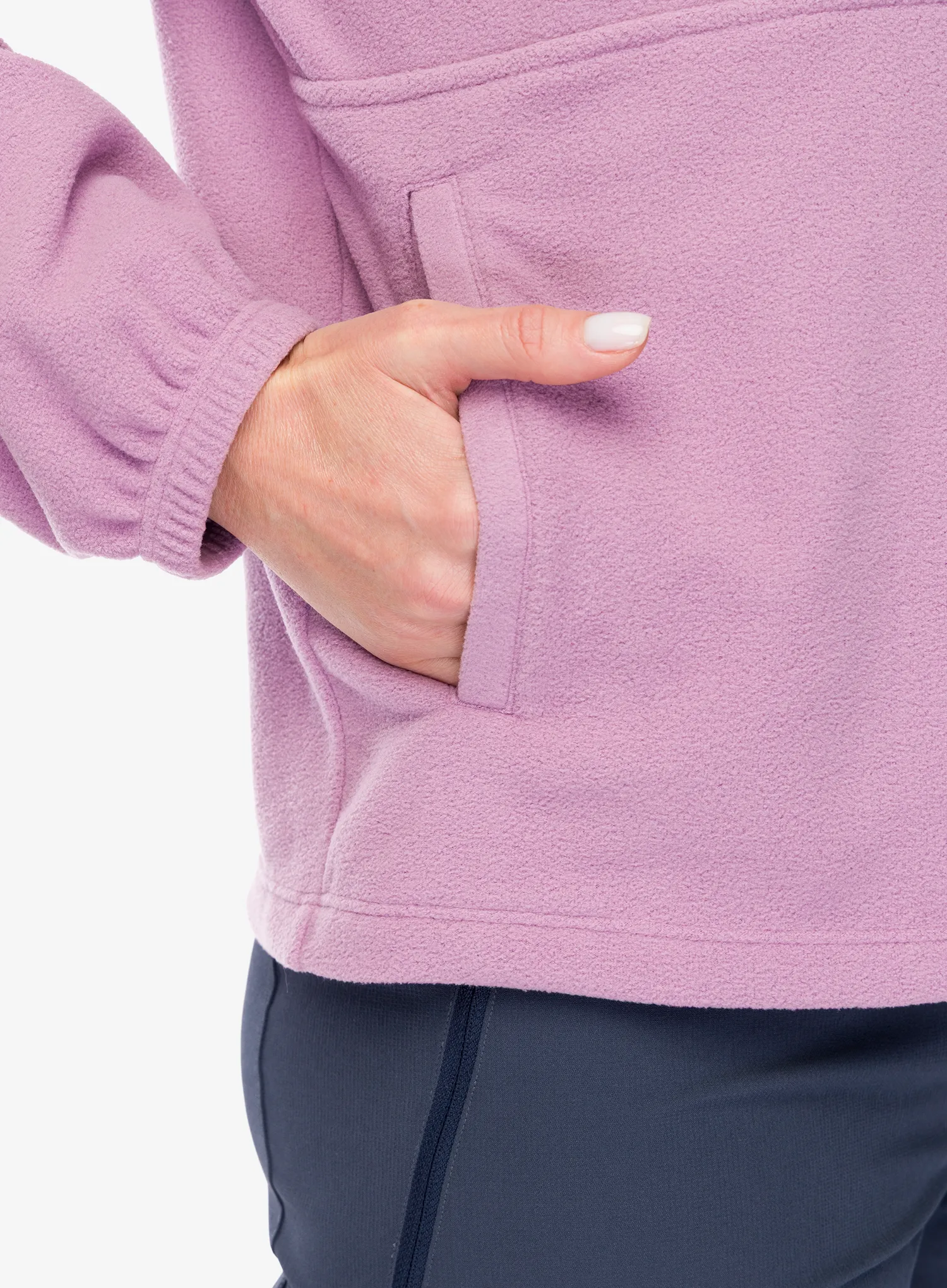 Dámská mikina se zipem Patagonia Micro D 1/2 Zip Fleece P/O - light violet