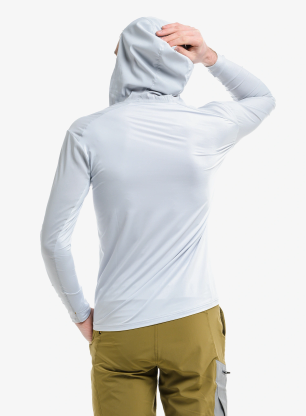 Mikina se zipem Turbat Maya Hood Trek Shirt - glacier gray