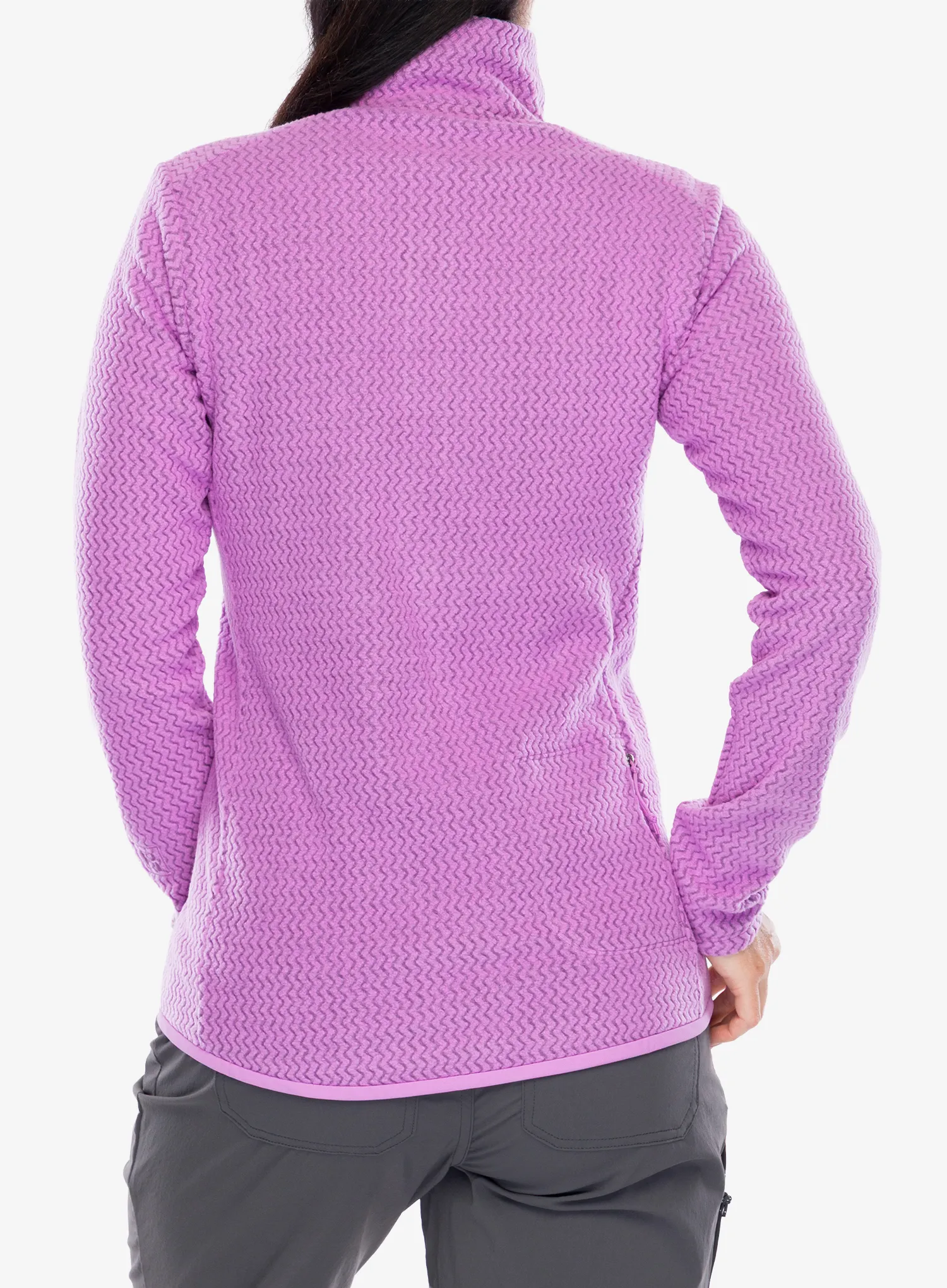 Dámská mikina se zipem Patagonia R1 Air Zip Neck - brisk purple
