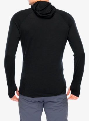 Mikina se zipem Inov-8 Merino Hoodie HZ - black