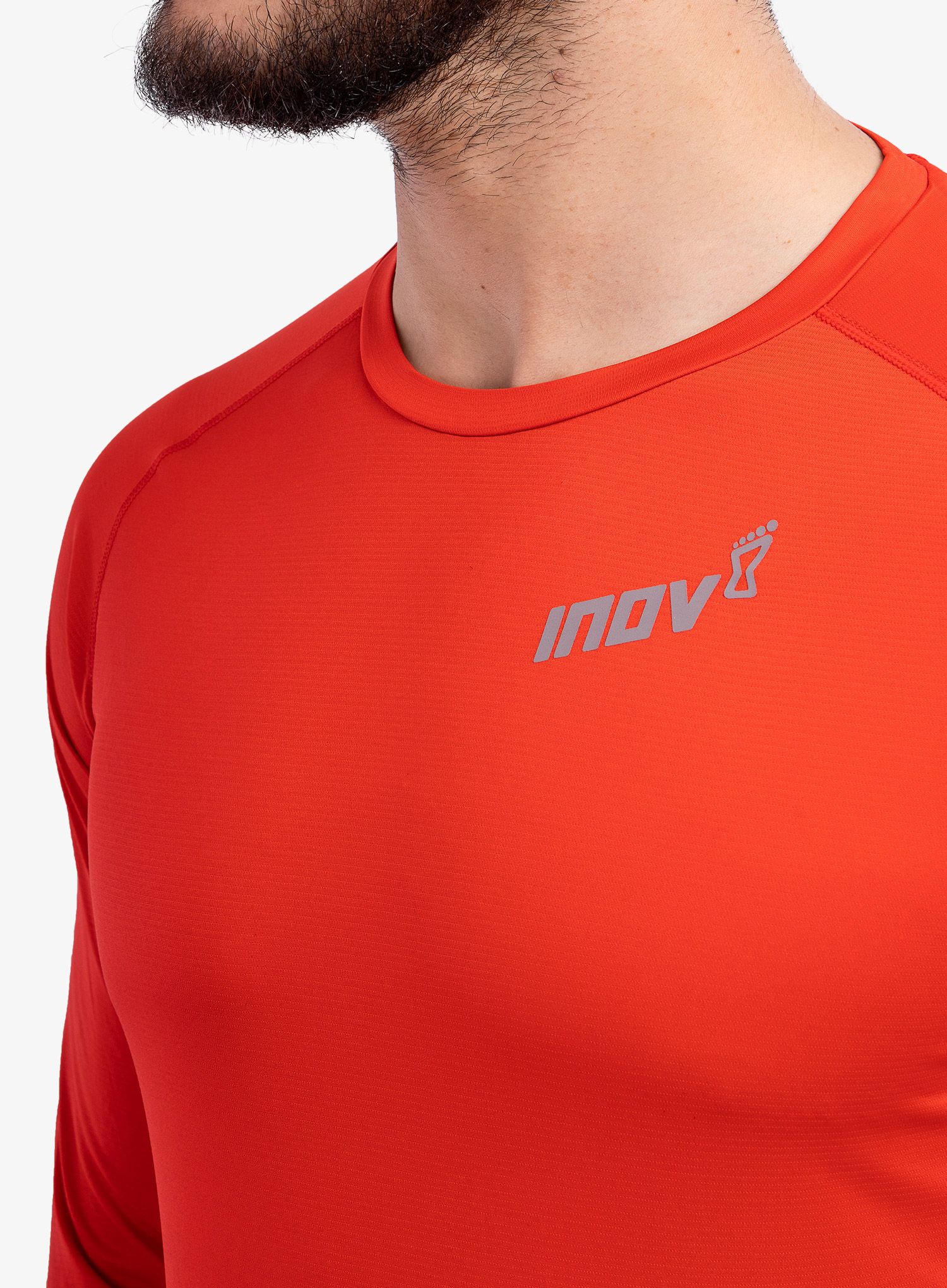 Běžecká mikina Inov-8 Base Elite LS - red