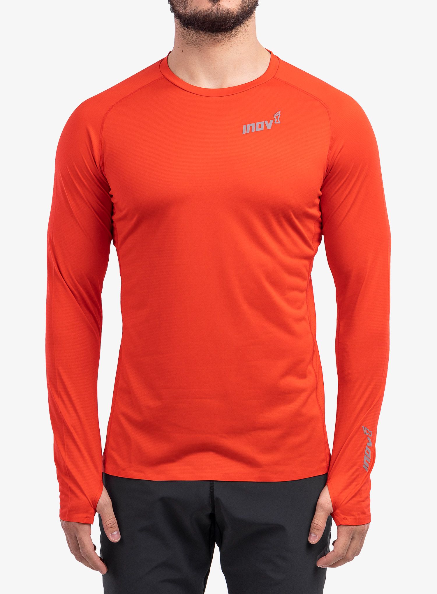 Běžecká mikina Inov-8 Base Elite LS - red