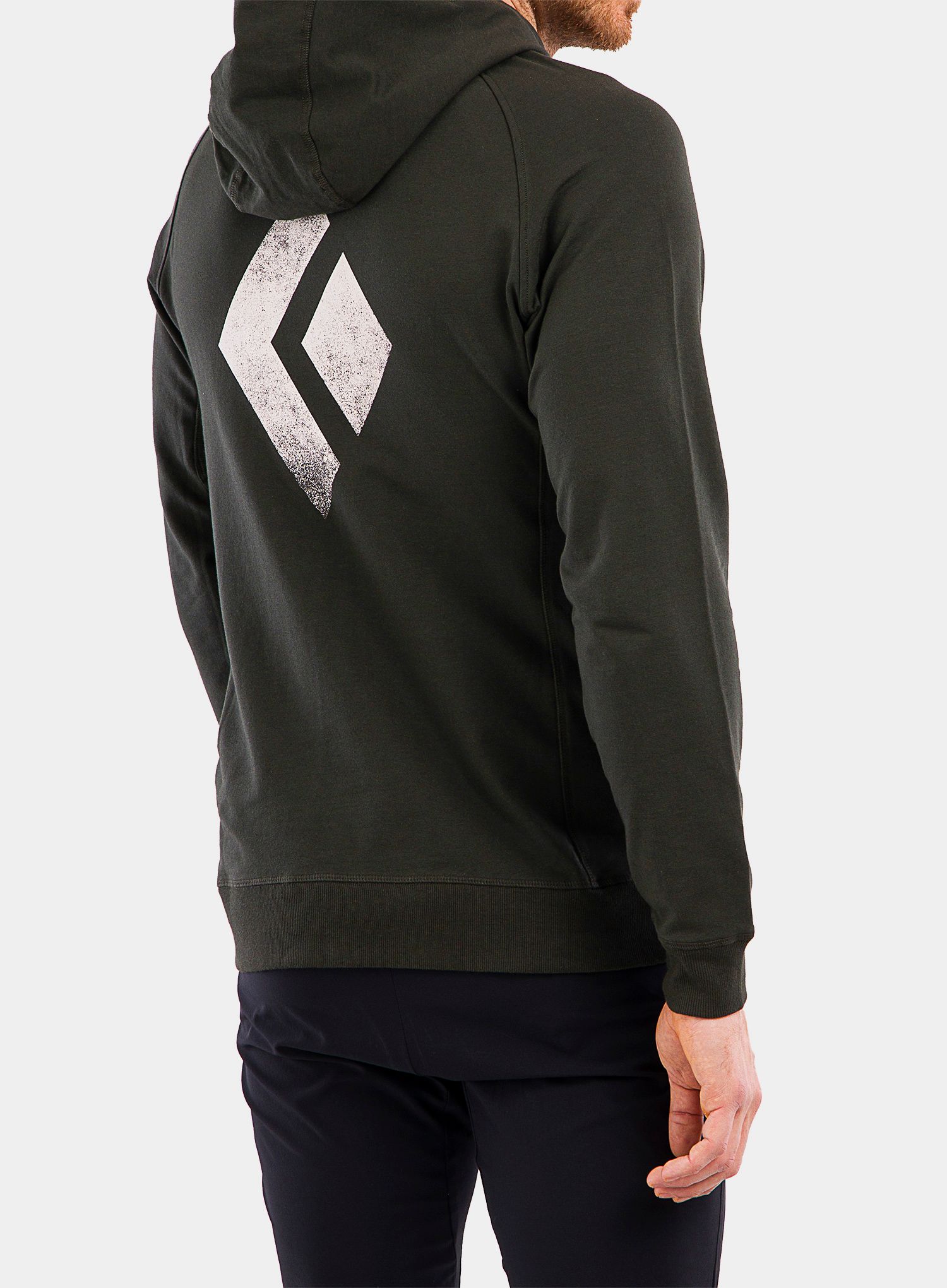 Mikina Black Diamond Chalked Up Full Zip Hoody - cypress