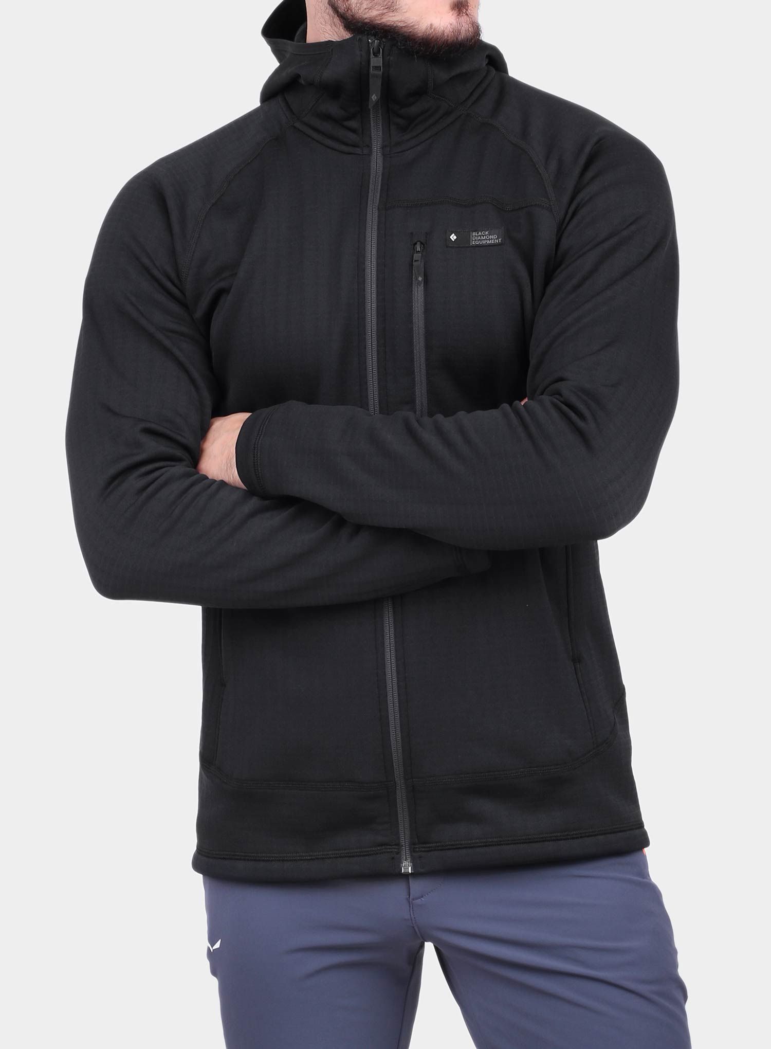 Mikina Black Diamond Factor Hoody - black