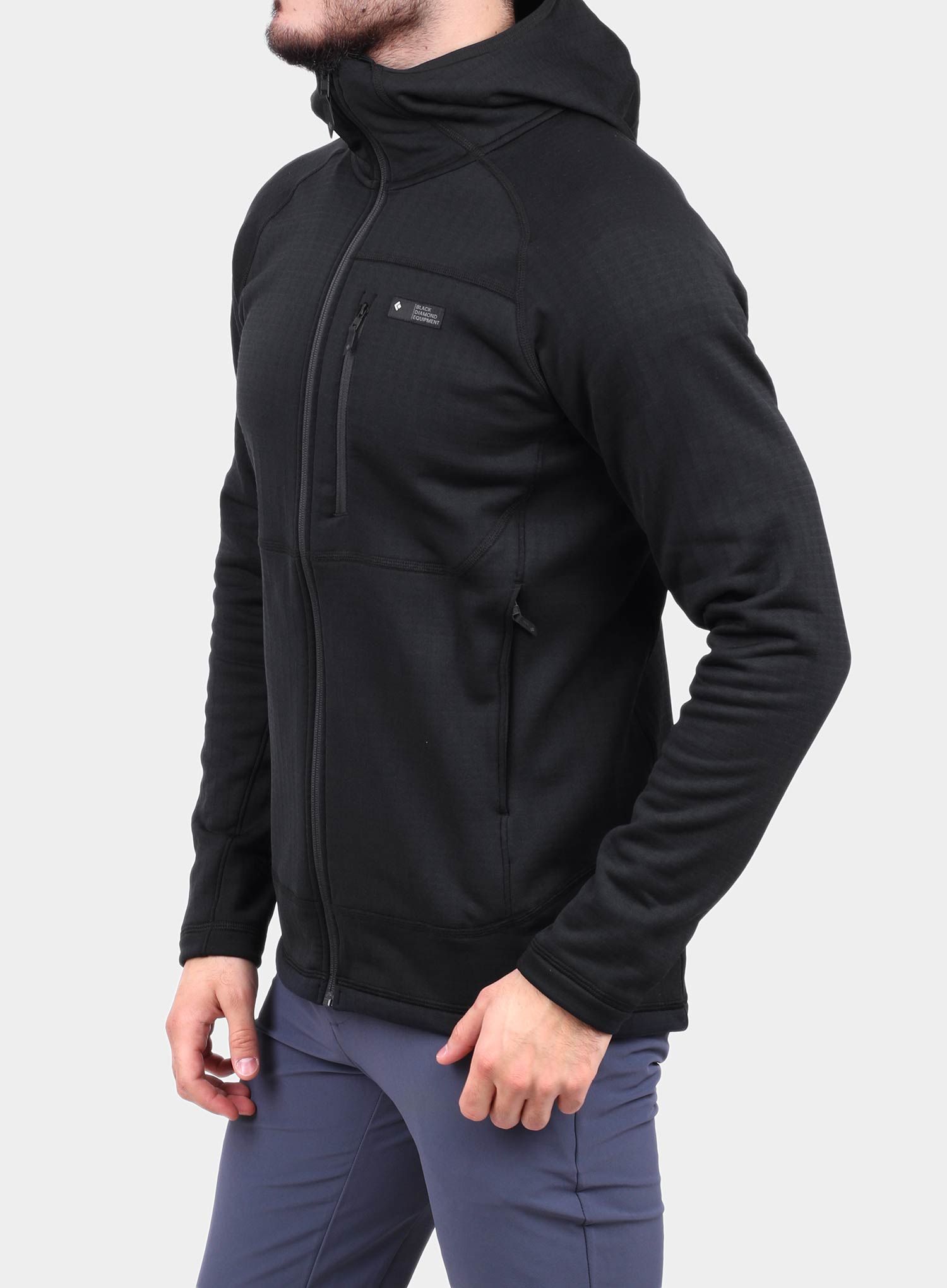 Mikina Black Diamond Factor Hoody - black