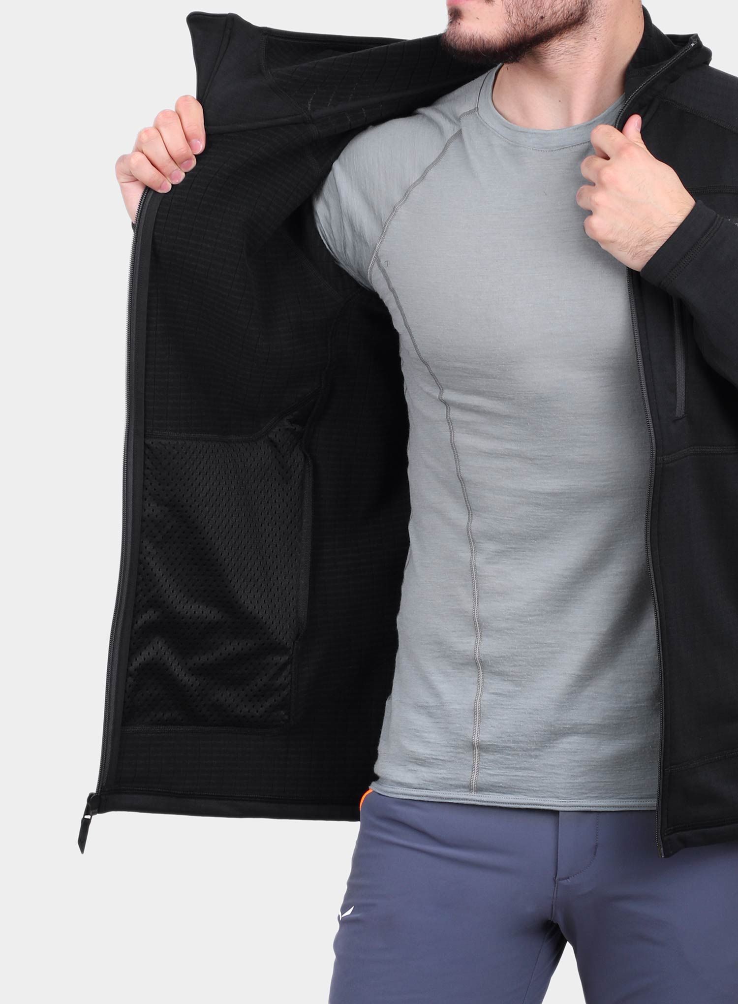 Mikina Black Diamond Factor Hoody - black