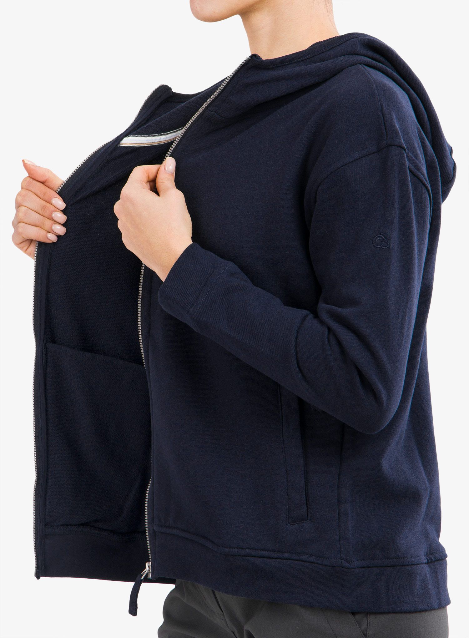 Dámská mikina Craghoppers NosiBotanical Eden Hooded Jacket - navy