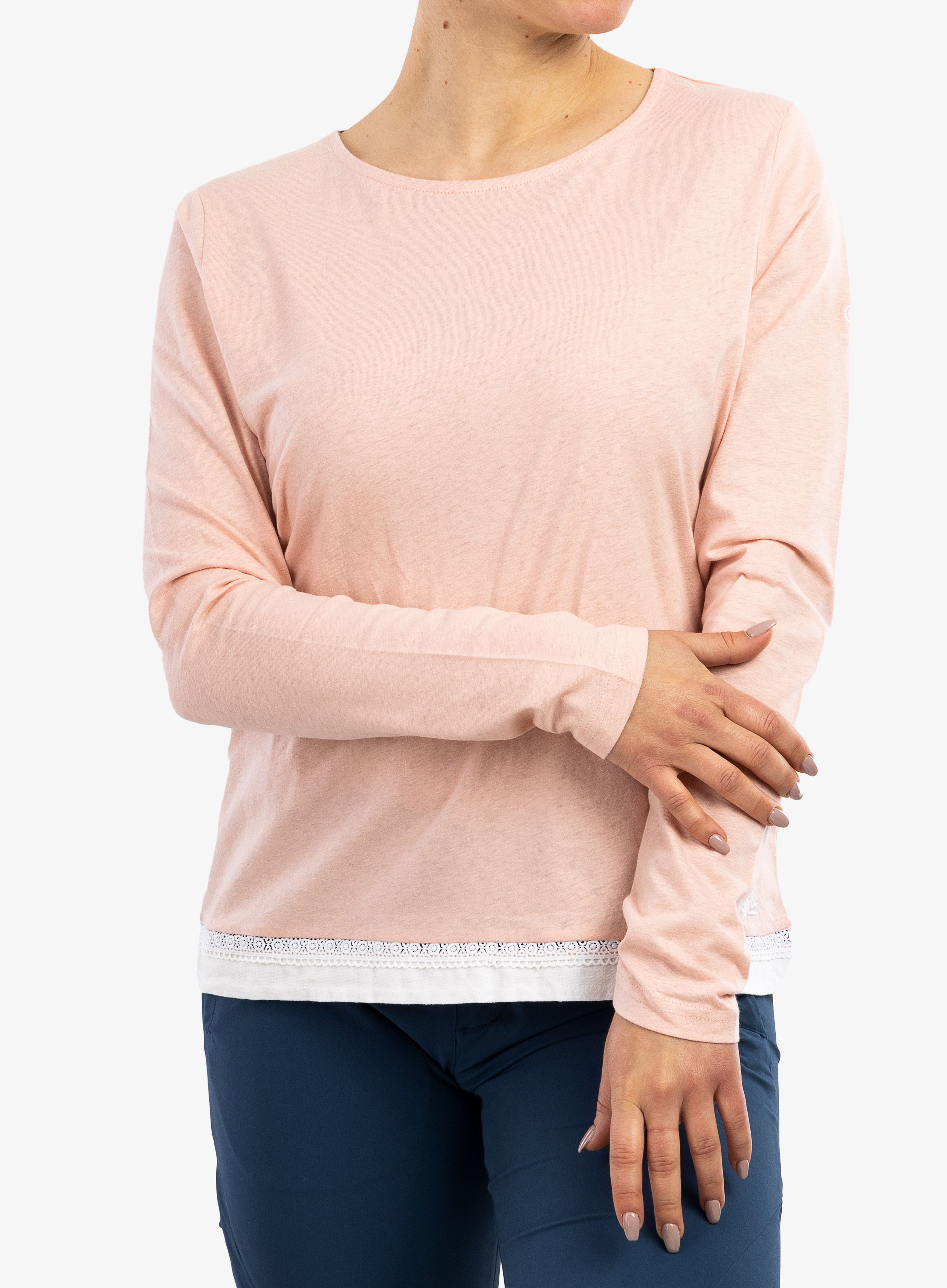 Dámská mikina Craghoppers NosiBotanical Magnolia L/S Top - pink