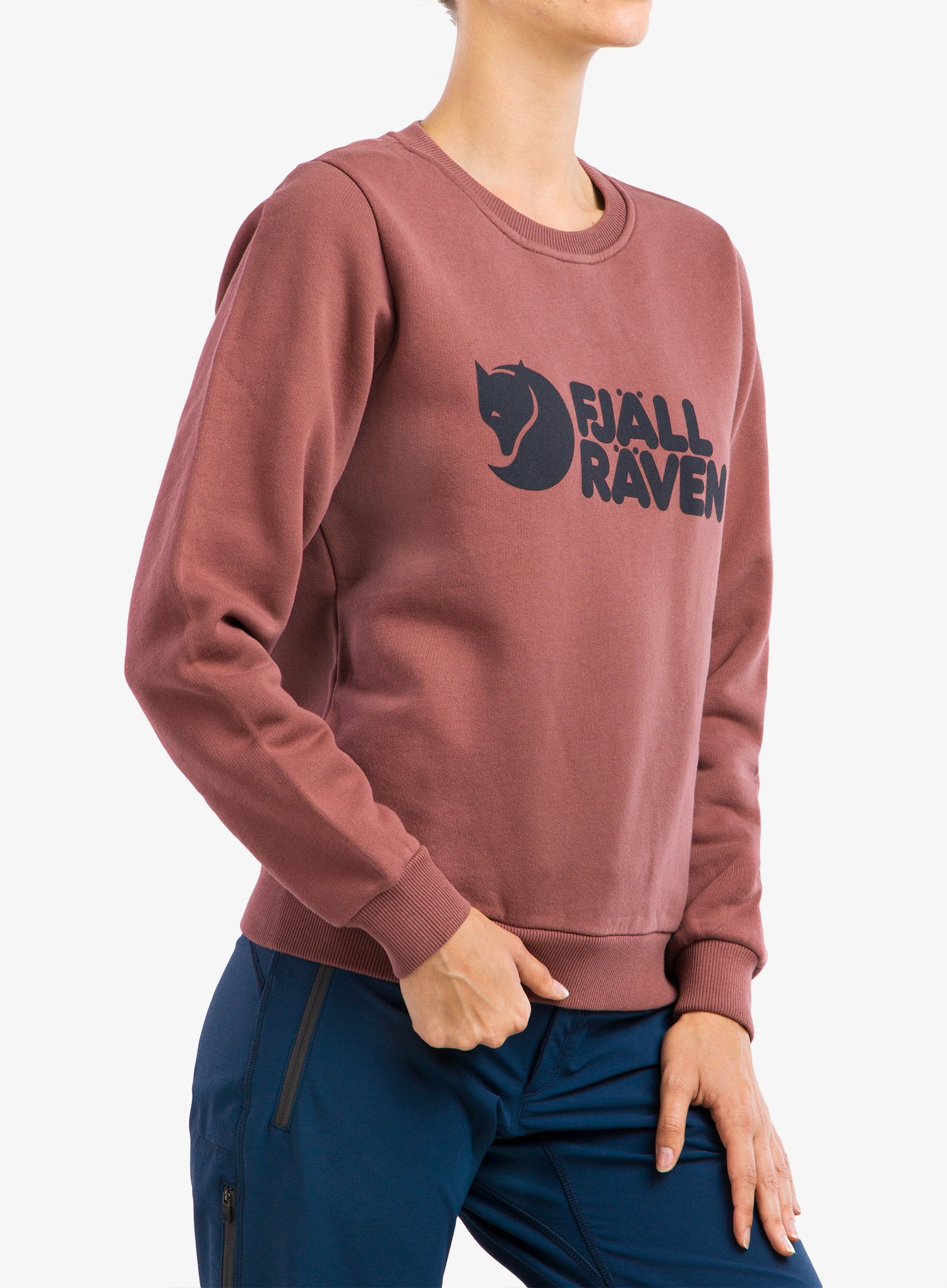 Dámská mikina Fjallraven Logo Sweater - mesa purple
