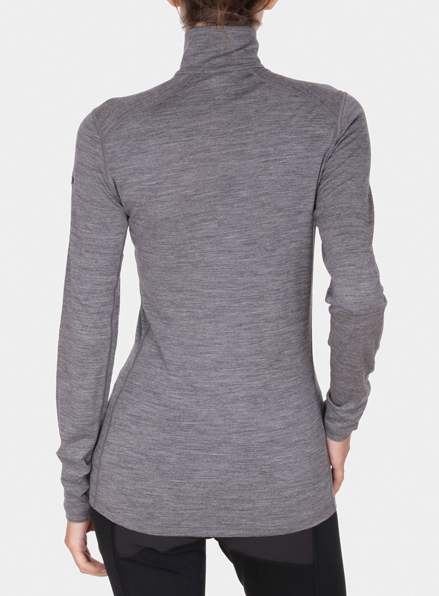 Dámská mikina Icebreaker 200 Oasis L/S Half Zip - gritstone