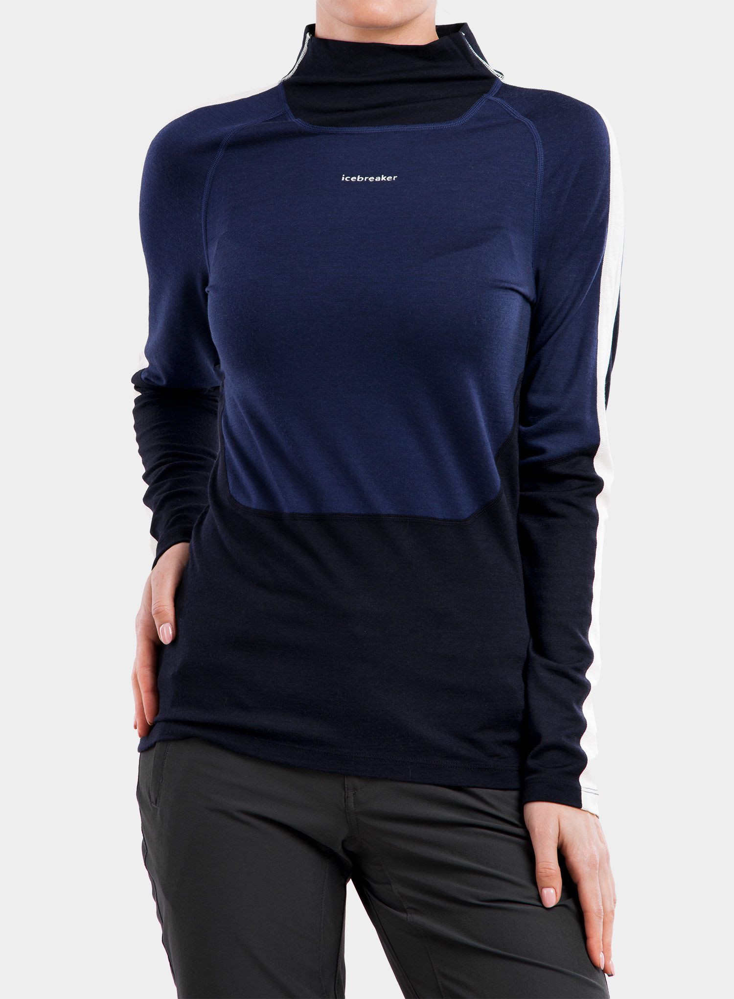 Dámská mikina Icebreaker 200 Sonebula LS High Neck - navy