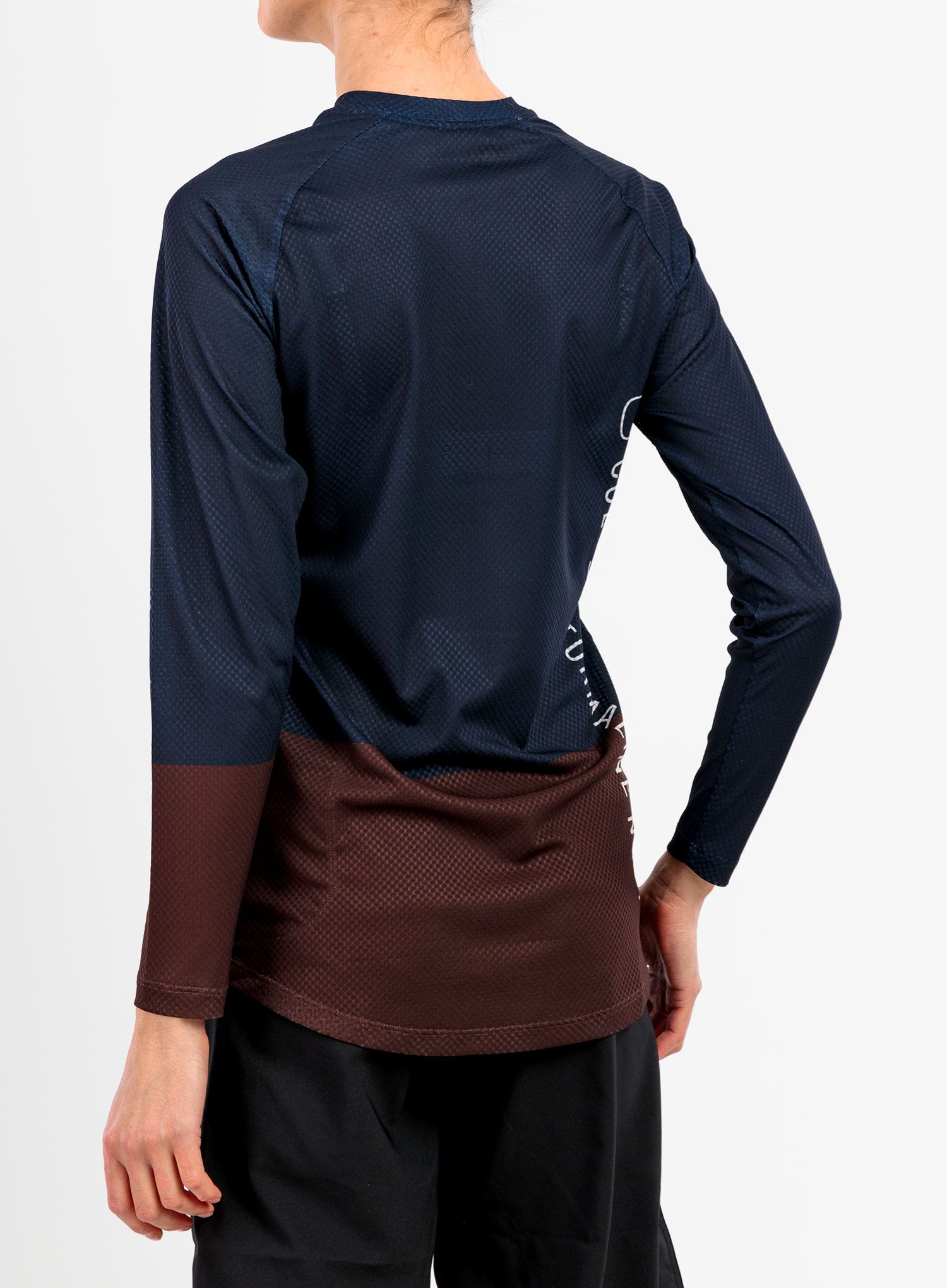 Dámská mikina POC MTB Pure LS Jersey - turmaline navy/axinite brown