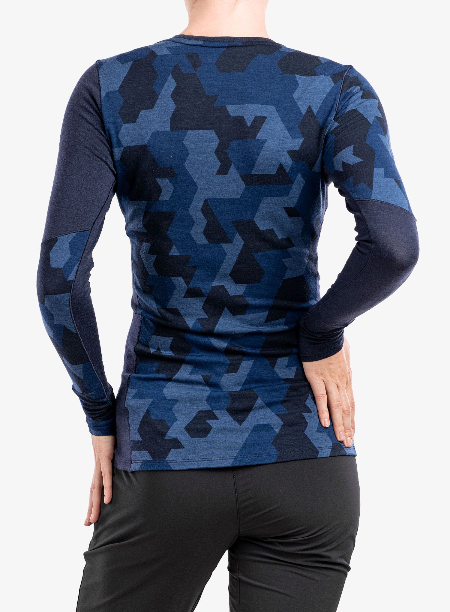 Dámská mikina Salewa Cristallo Warm AMR L/S - navy blazer
