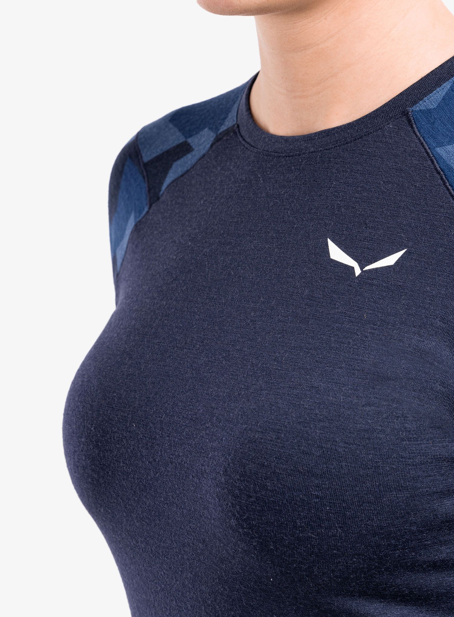 Dámská mikina Salewa Cristallo Warm AMR L/S - navy blazer