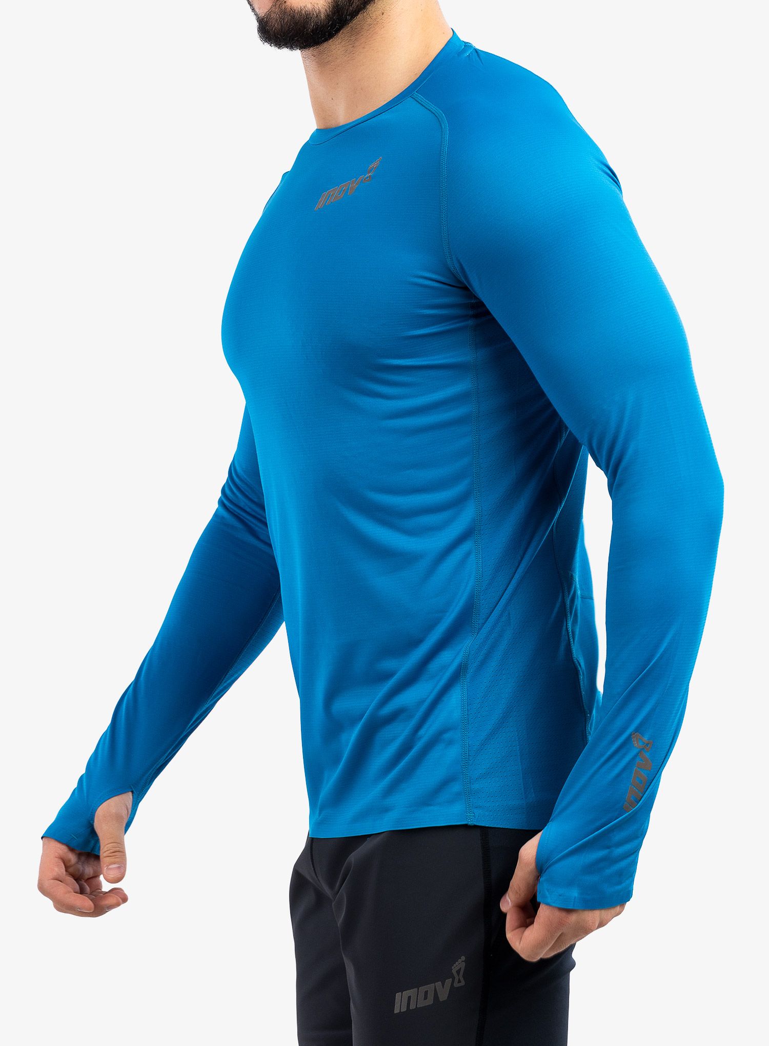 Běžecká mikina Inov-8 Base Elite LS - blue