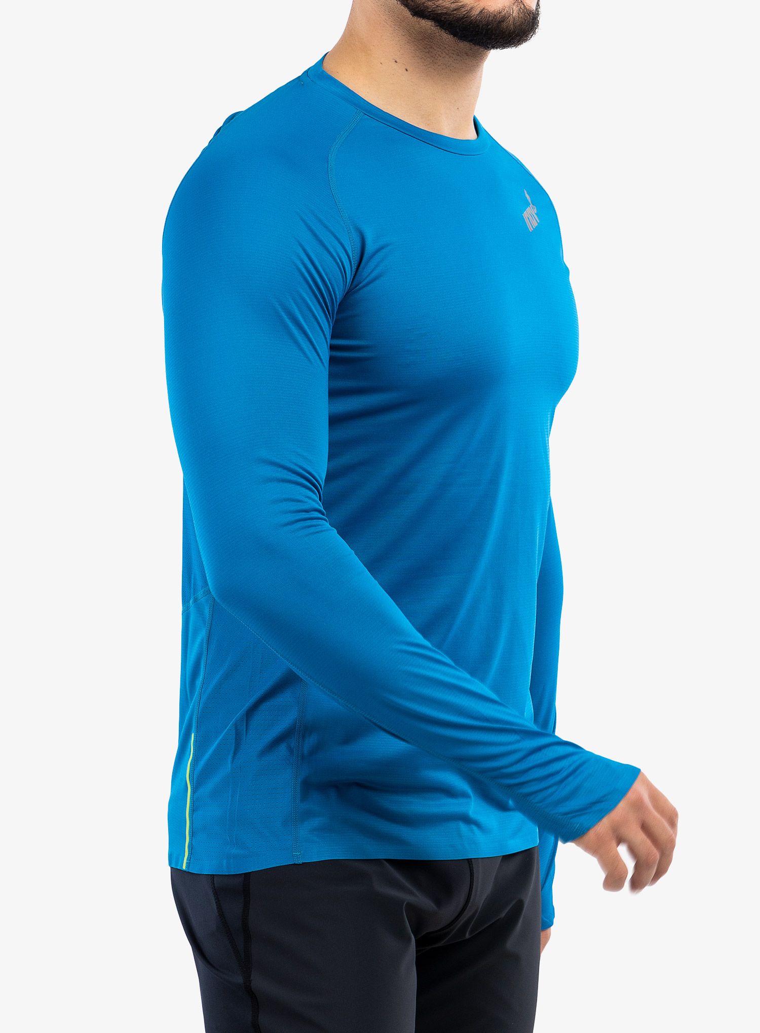 Běžecká mikina Inov-8 Base Elite LS - blue