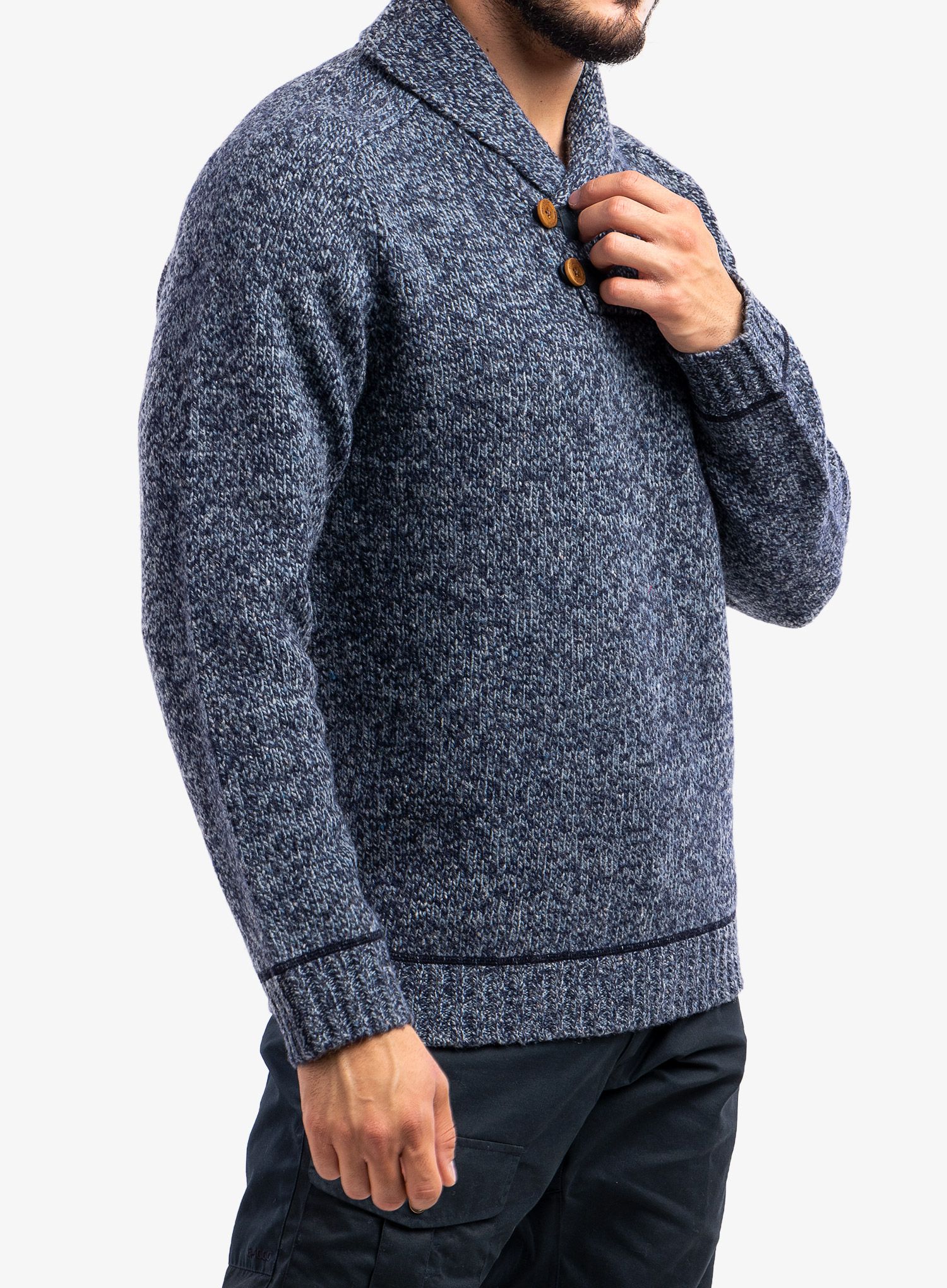 Mikina Fjallraven Lada Sweater - dark navy