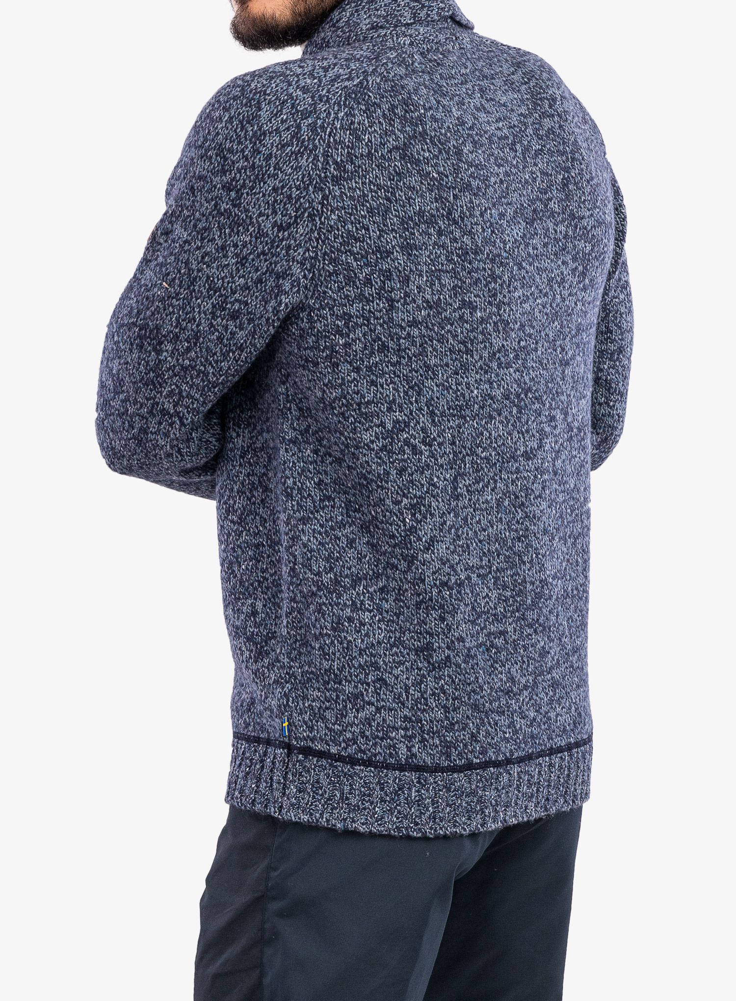 Mikina Fjallraven Lada Sweater - dark navy