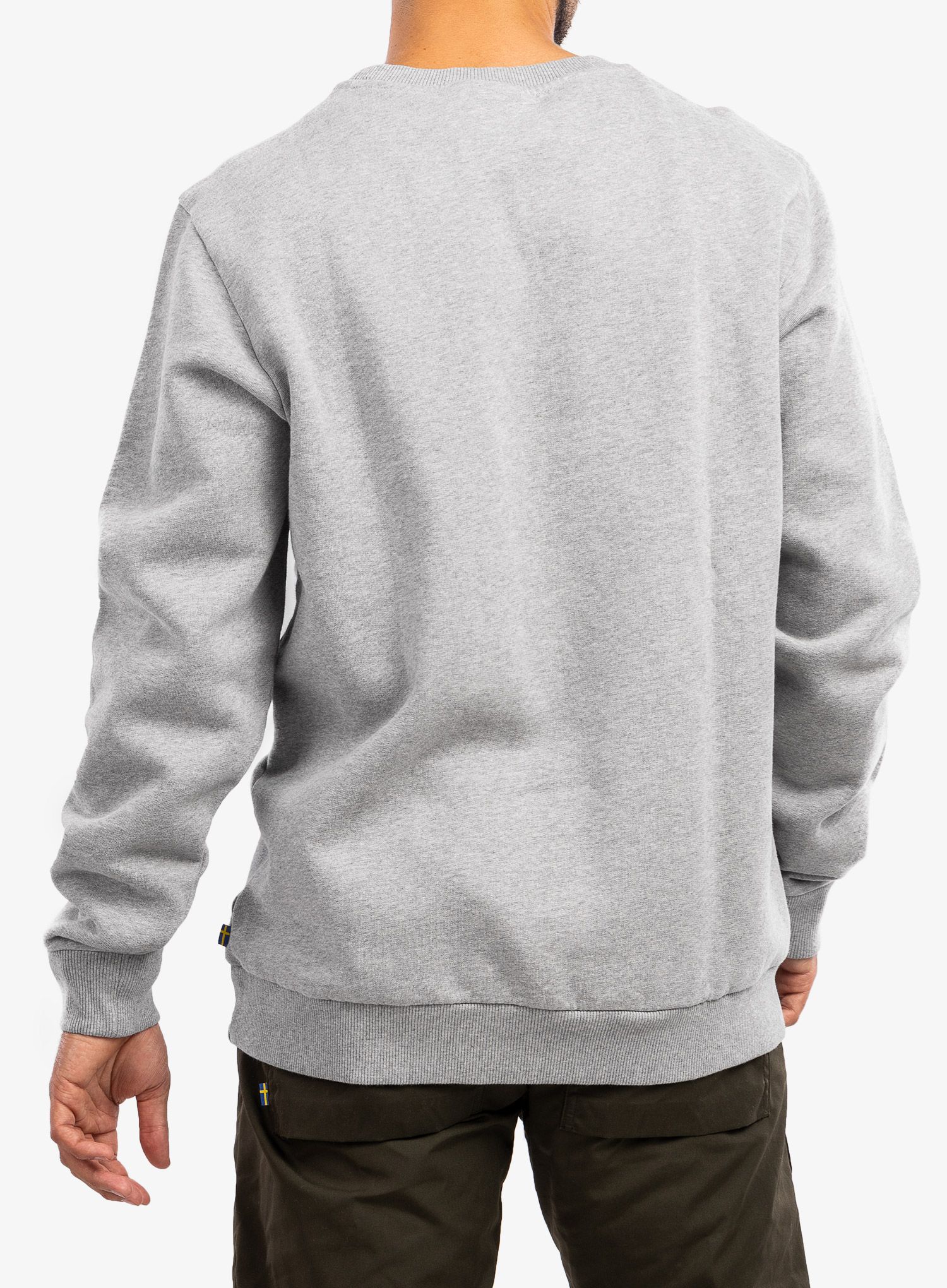 Mikina Fjallraven Logo Sweater - grey/melange