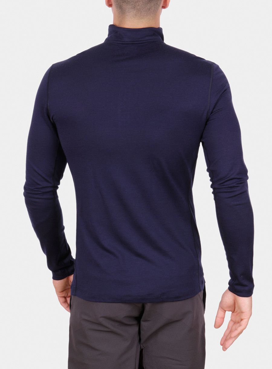 Termální mikina Icebreaker 200 Oasis L/S Half Zip - m.navy