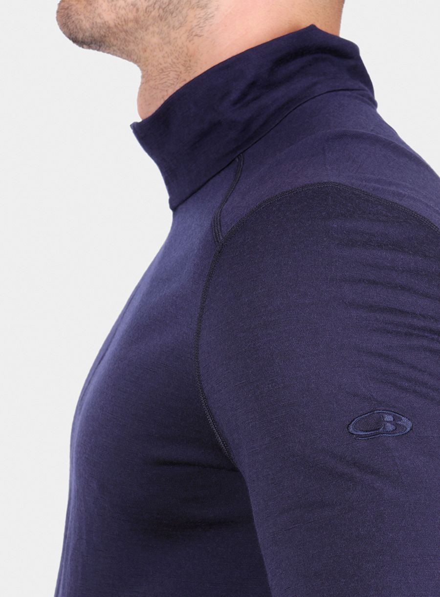 Termální mikina Icebreaker 200 Oasis L/S Half Zip - m.navy