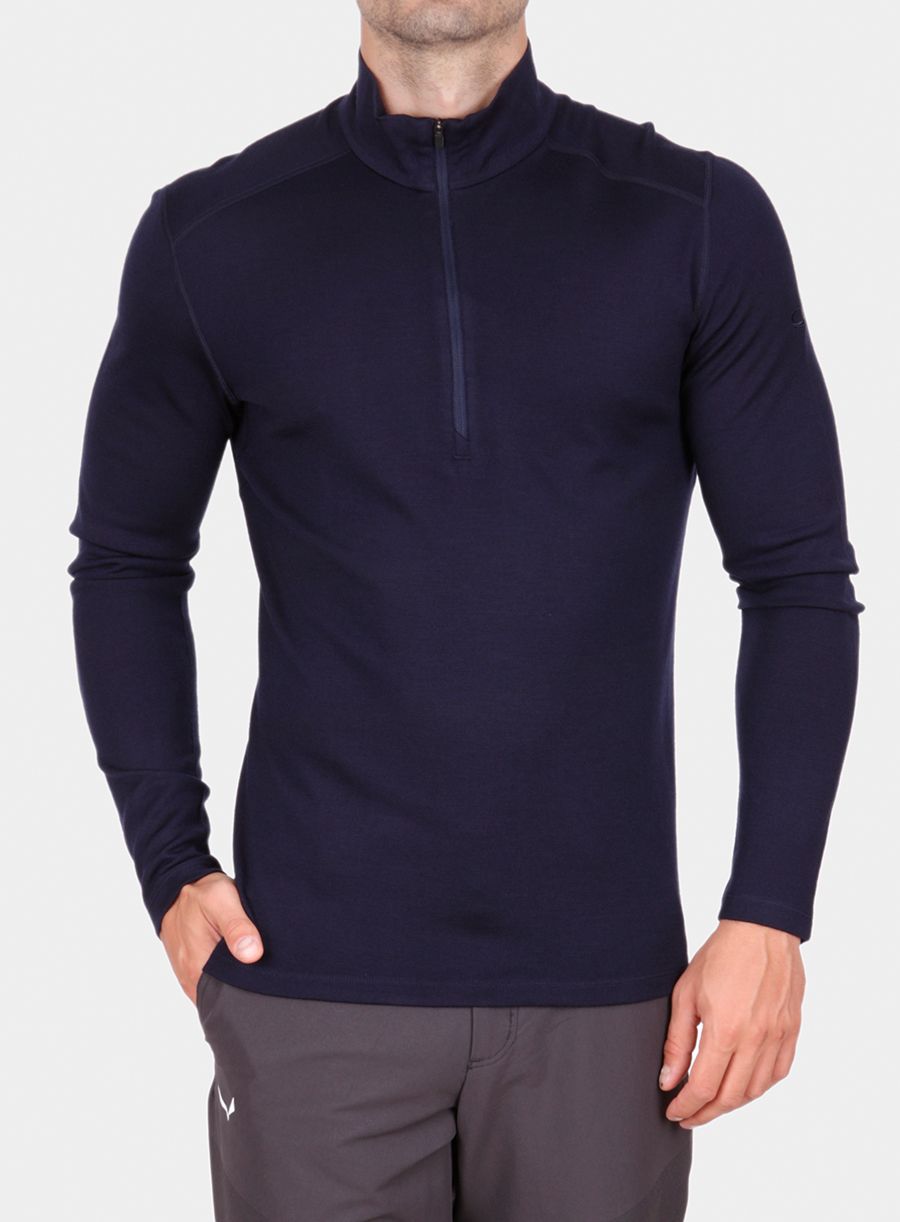 Mikina Icebreaker 260 Tech L/S Half Zip - midnight navy