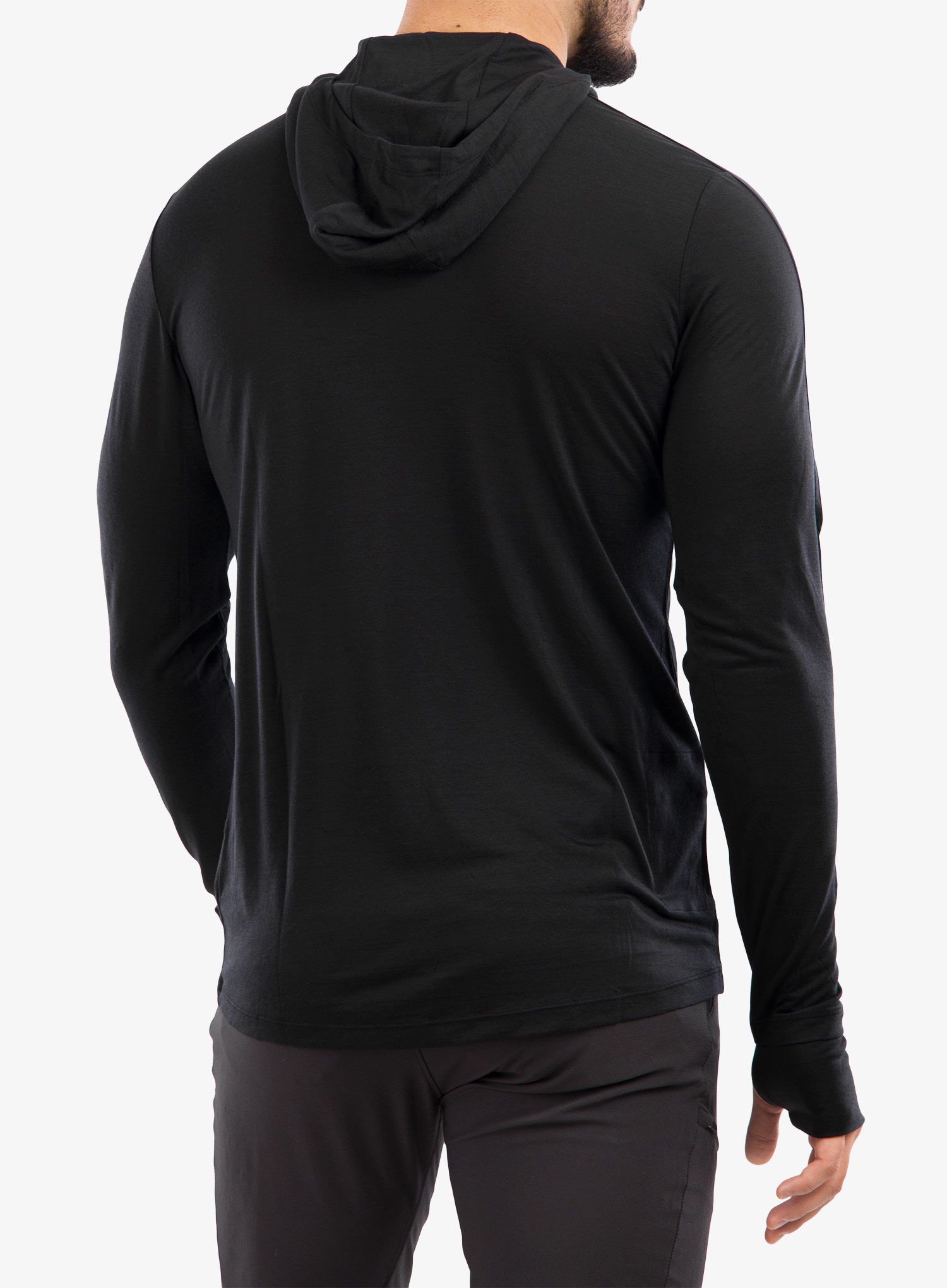 Mikina Icebreaker Cool-Lite LS Hoodie - black