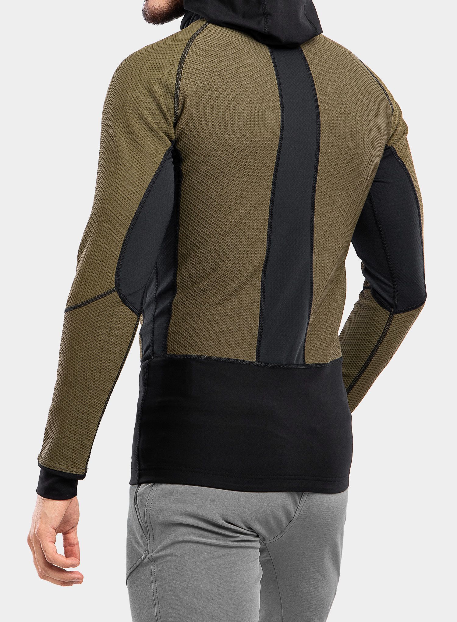 Mikina Majesty Heatshield - army green/black