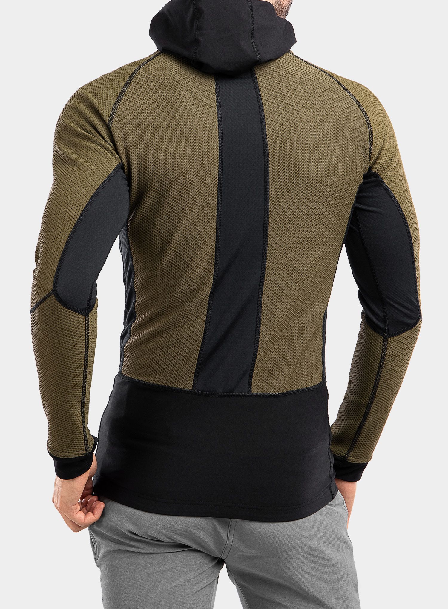 Mikina Majesty Heatshield - army green/black