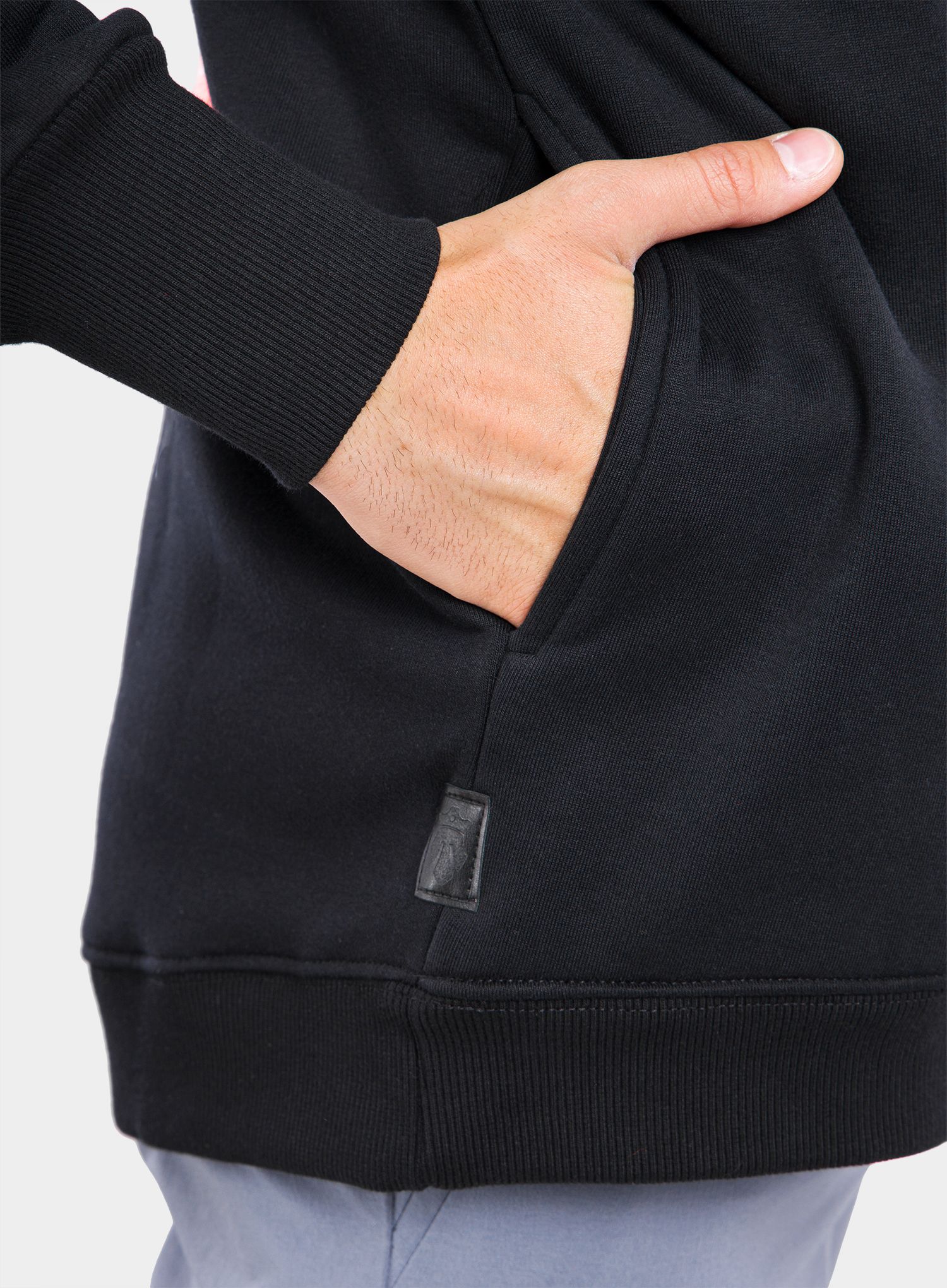 Mikina na zip Majesty Super Zip Hoodie - black