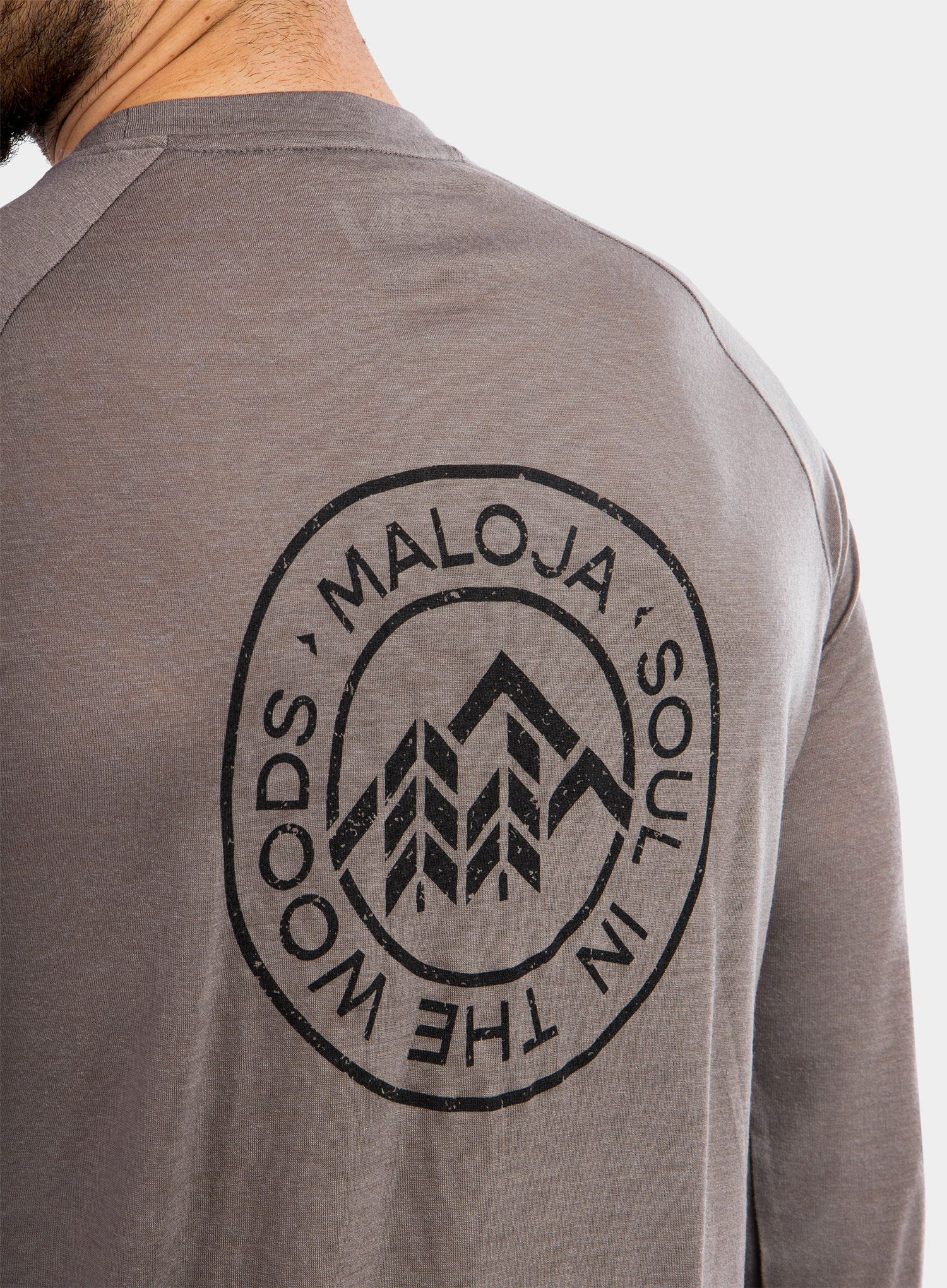 Cyklistická mikina Maloja Gabler - stone