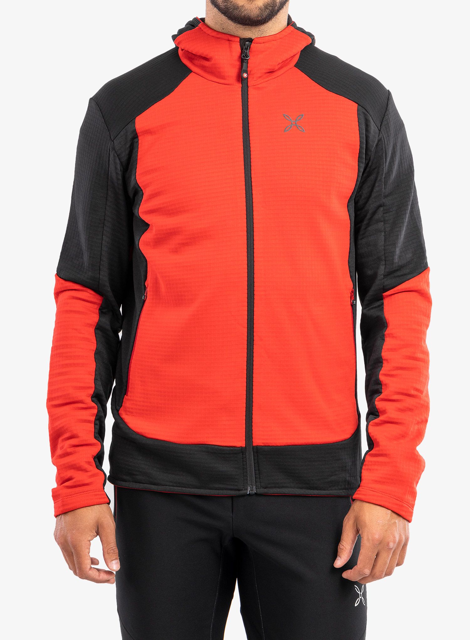 Mikina Montura Stretch Color Hoody Jacket - red/black
