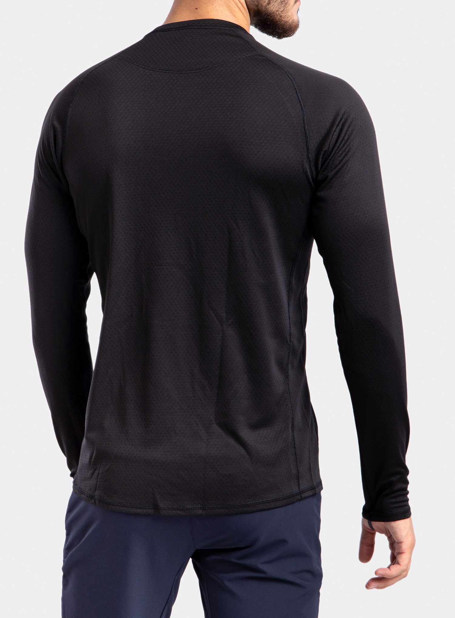 Mikina Patagonia Capilene MW Crew - black