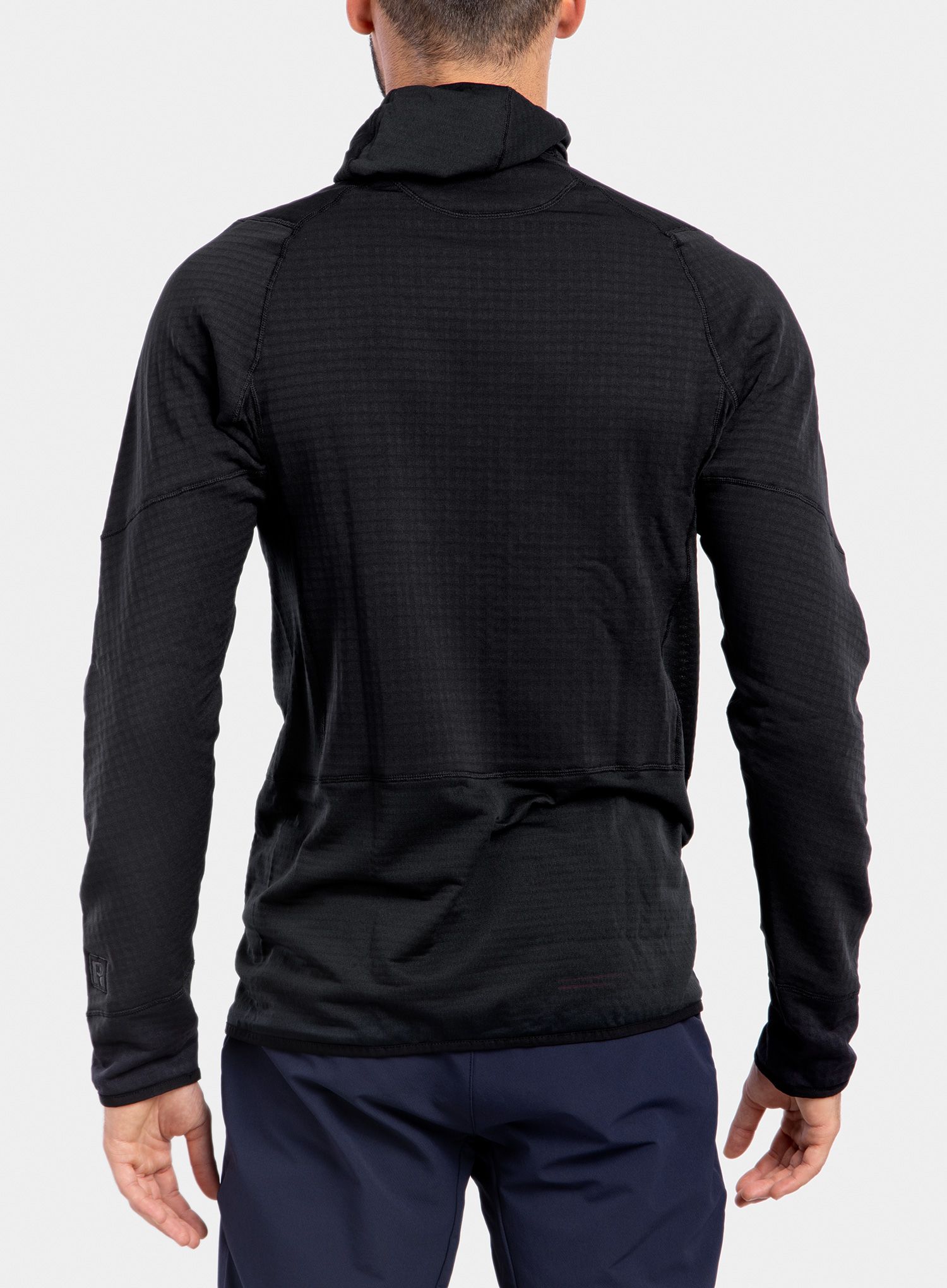 Lezecká mikina Patagonia R1 Pullover Hoody - black