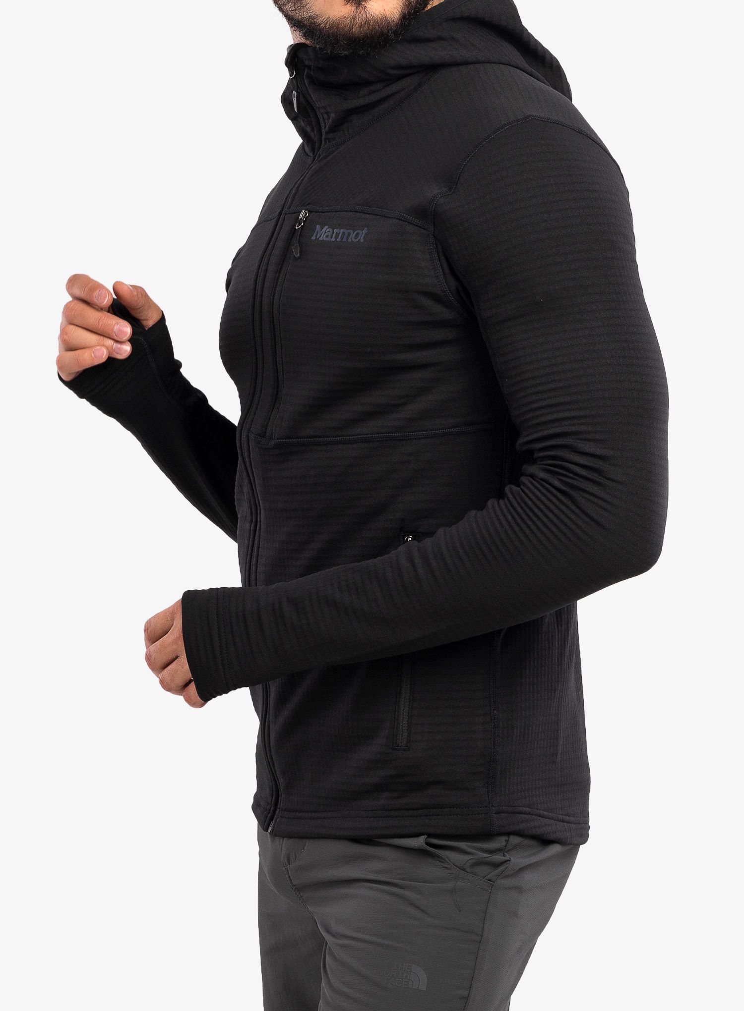 Fleecová mikina Marmot Preon Hoody - black
