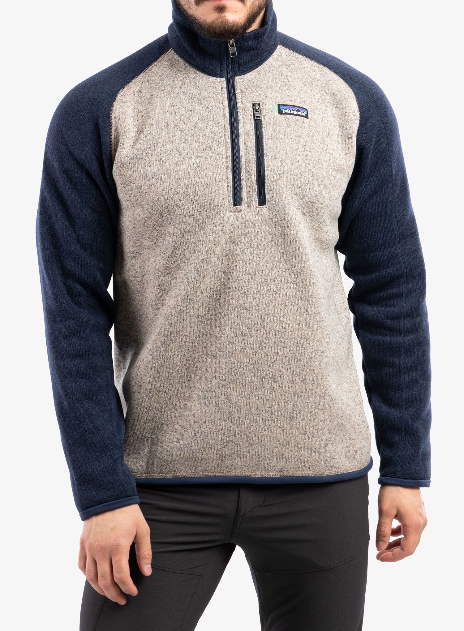 Fleece Patagonia Better Sweater 1/4 Zip - oar tan