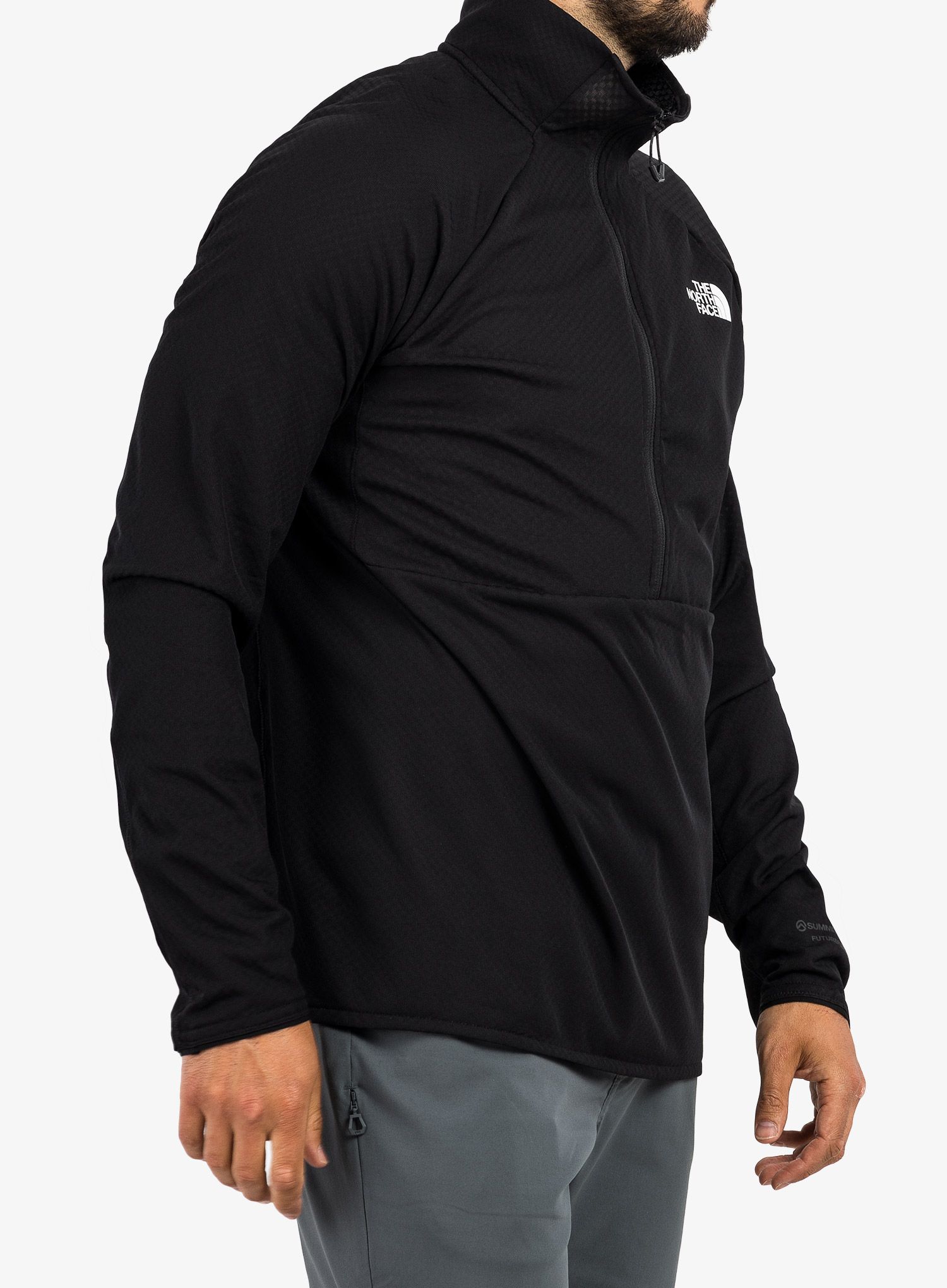 Fleecová mikina The North Face Summit FutureFleece LT 1/2 Zip - blk