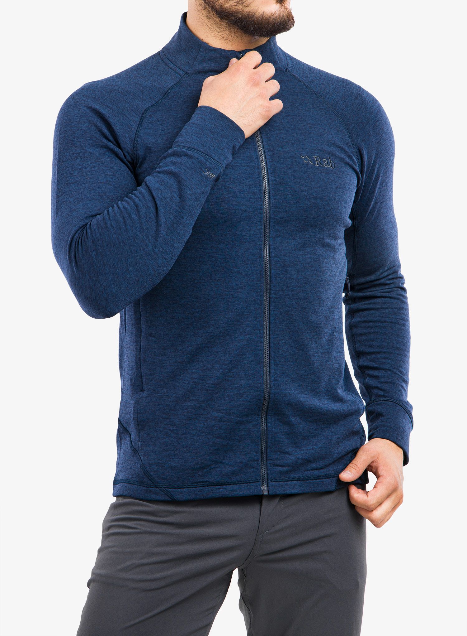 Mikina Rab Nexus Full-Zip - deep ink