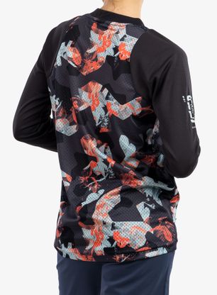Dámská mikina na kolo ION Scrub LS - black