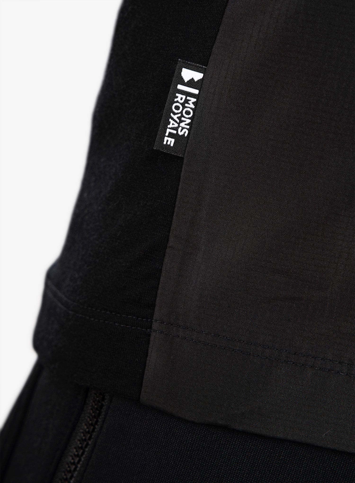 Cyklistická mikina Mons Royale Redwood Wind Jersey - black