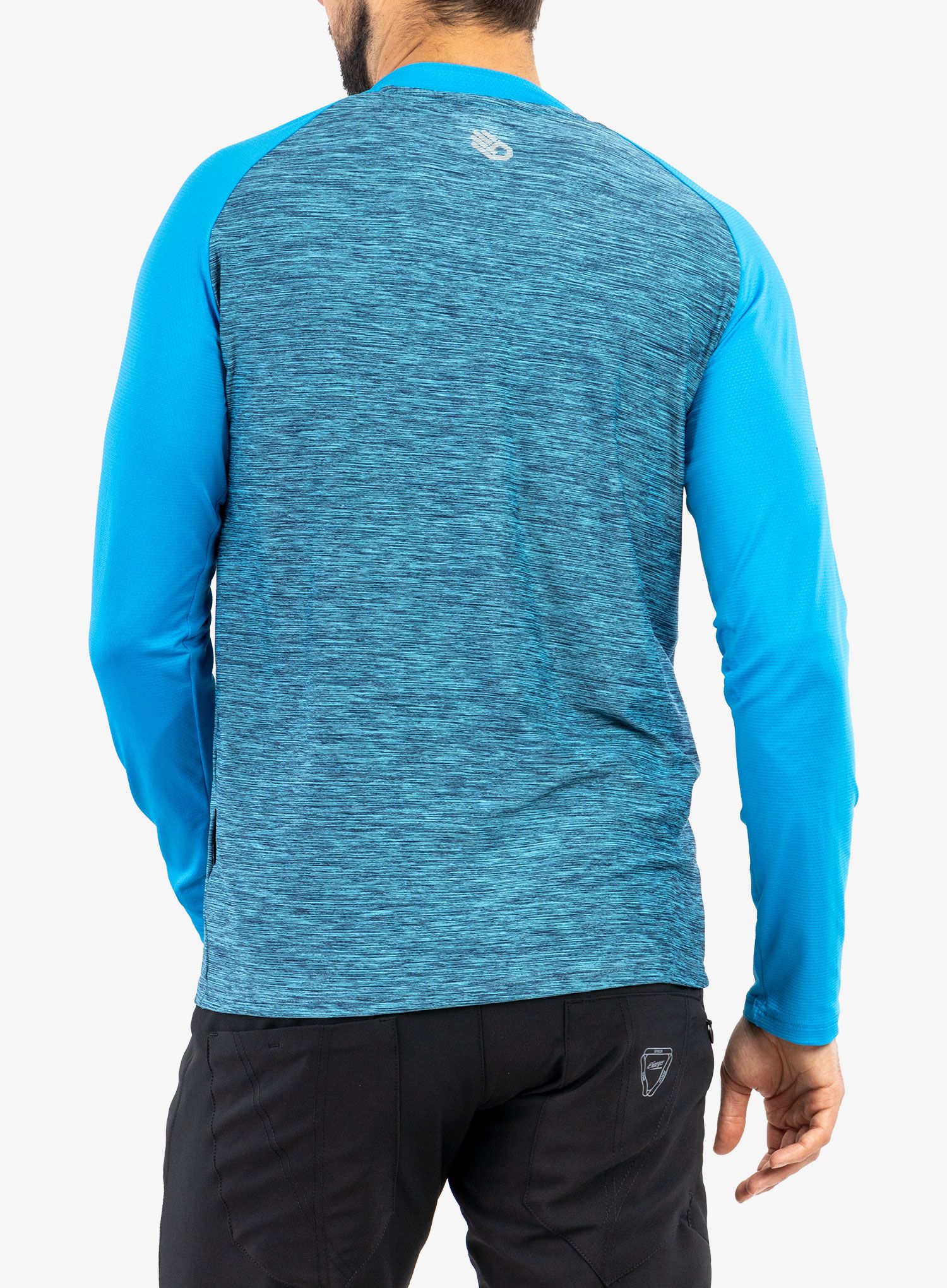 Cyklistická mikina Sensor Charger Jersey LS - blue/blue