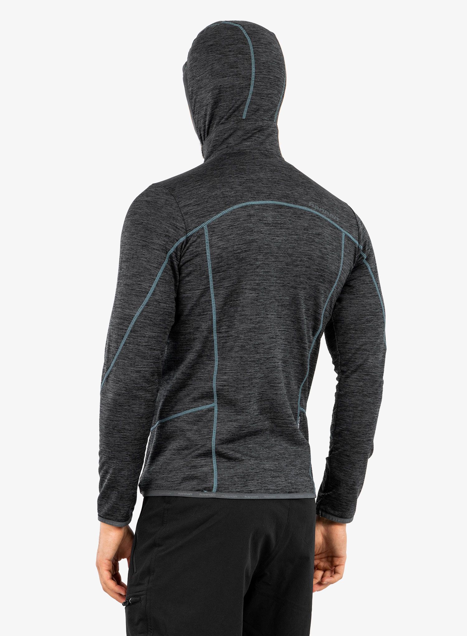 Mikina Hannah Damar Hoody - dark grey melange