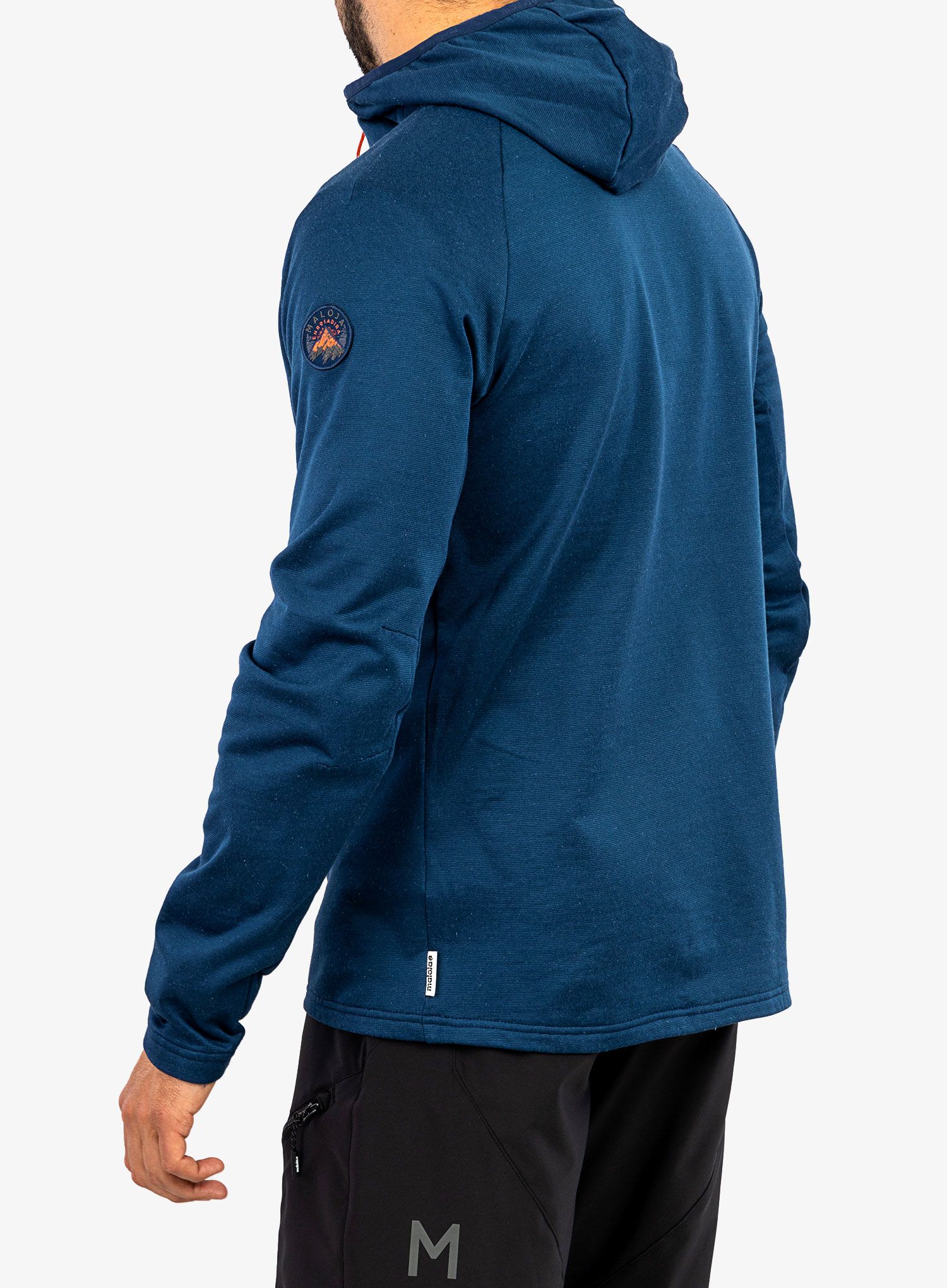 Mikina na zip Maloja Razzes - midnight
