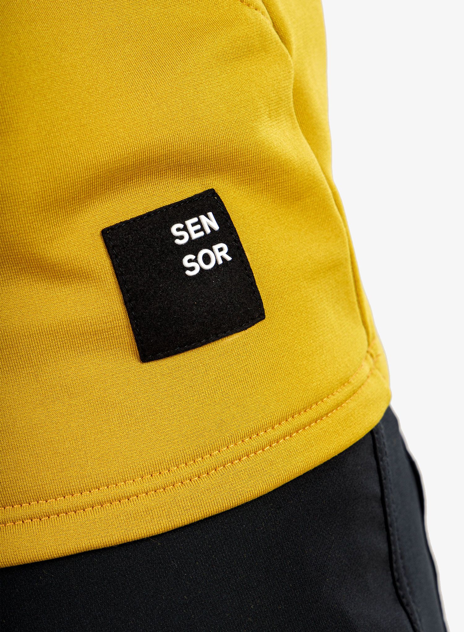 Mikina Sensor Coolmax Thermo Sweatshirt - mountains mustard/black