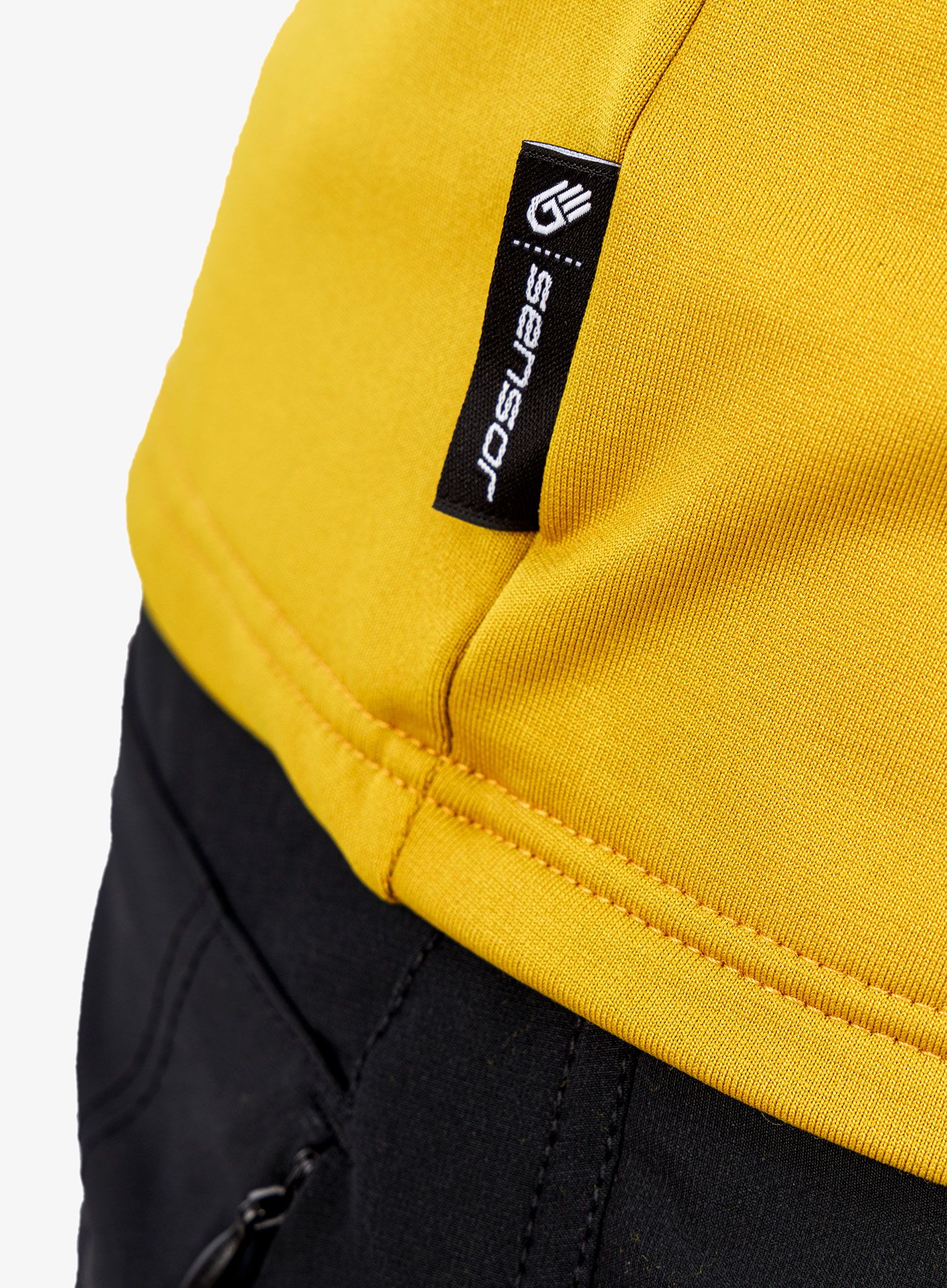 Mikina Sensor Coolmax Thermo Sweatshirt - mountains mustard/black