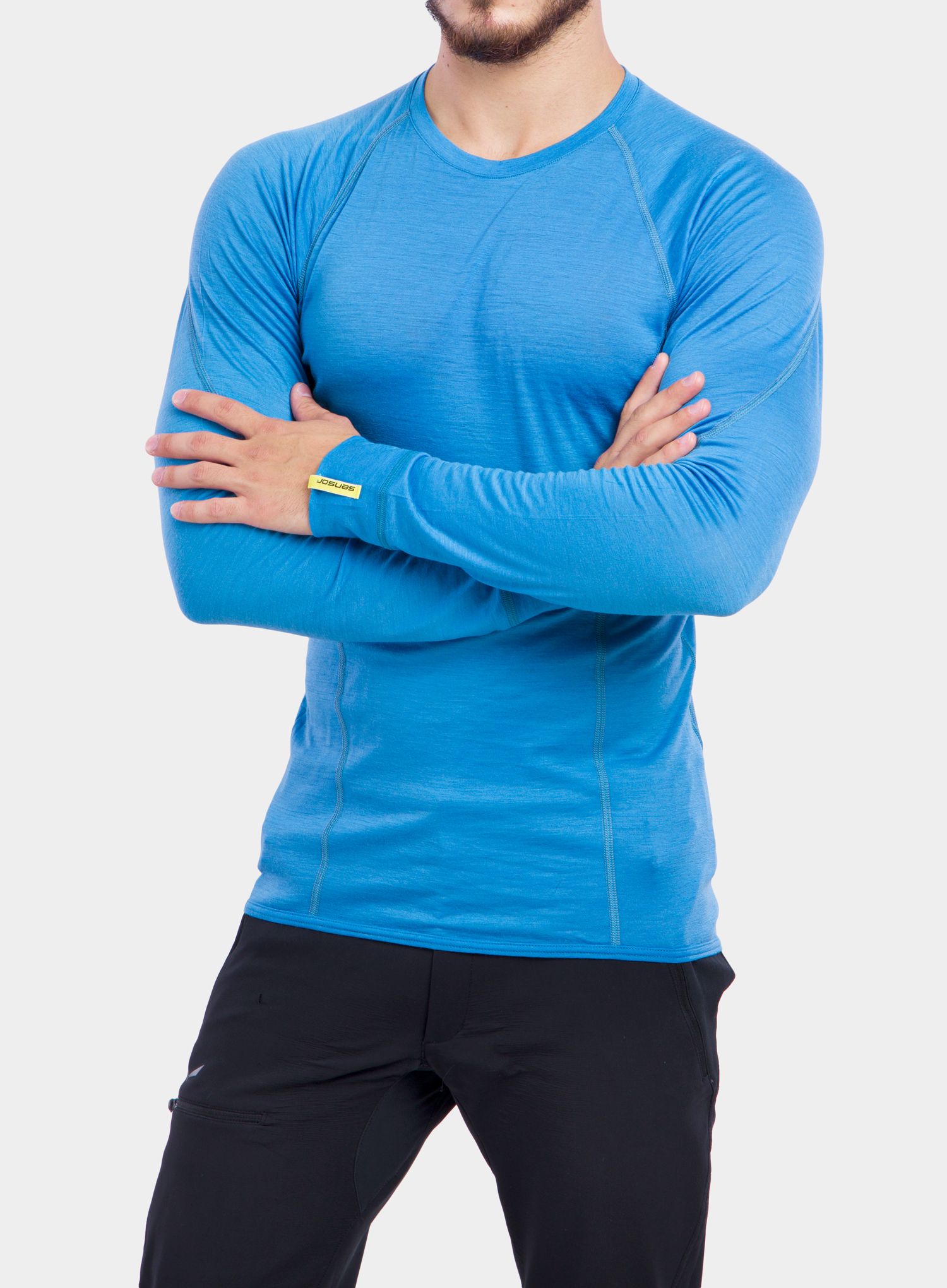 Mikina Sensor Merino Active Tee L/S - blue