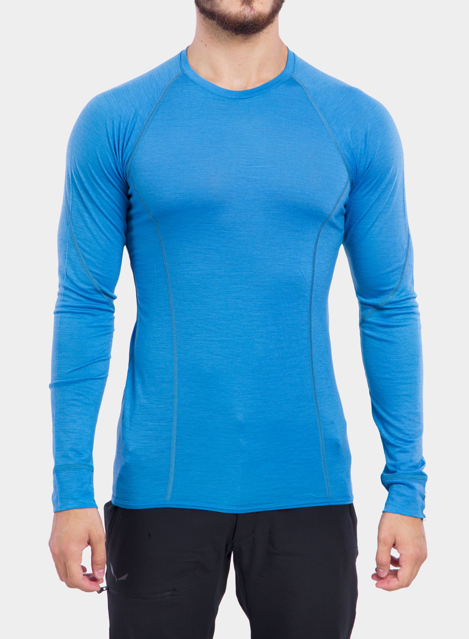 Mikina Sensor Merino Active Tee L/S - blue