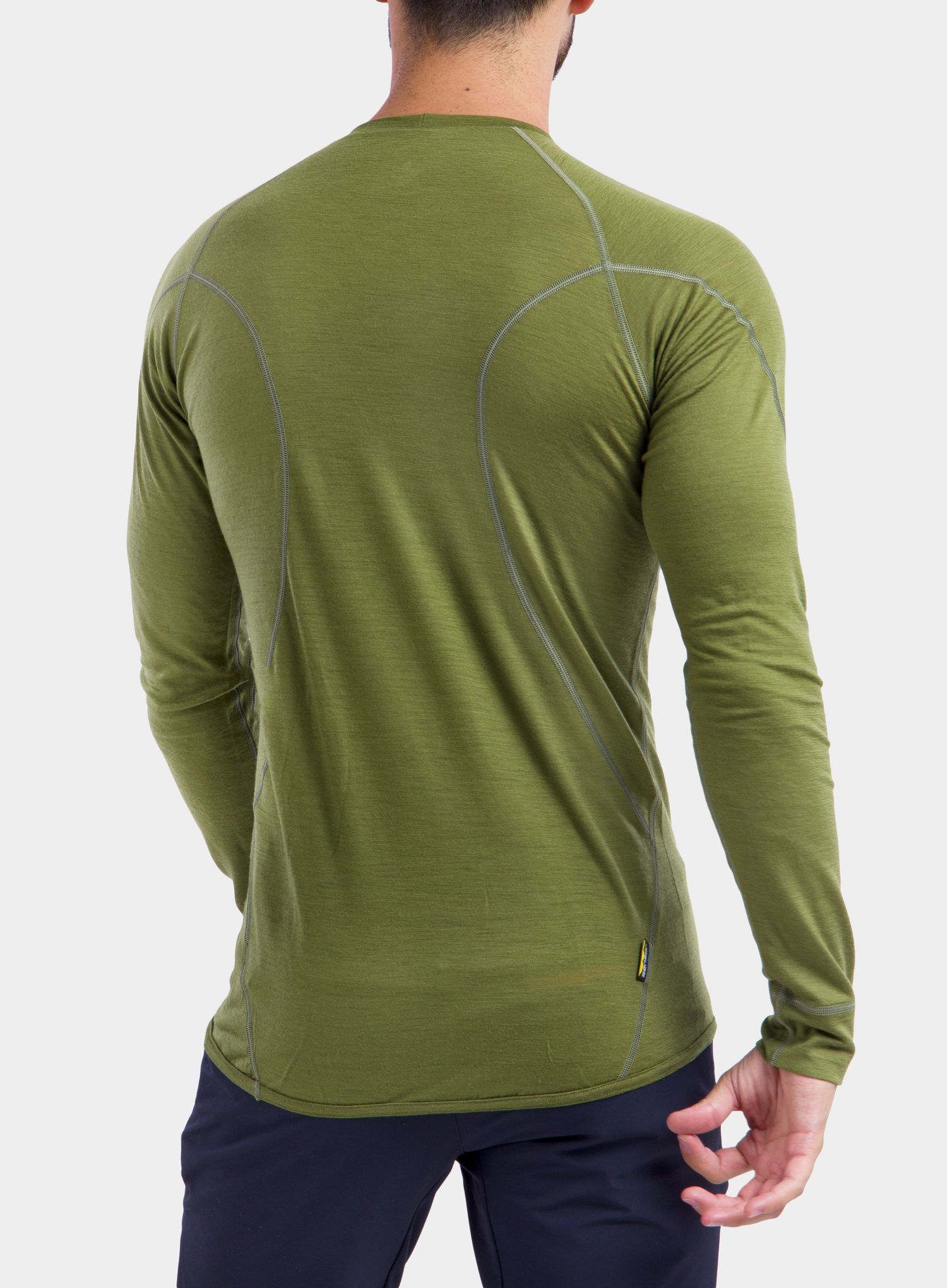 Mikina Sensor Merino Active Tee L/S - safari