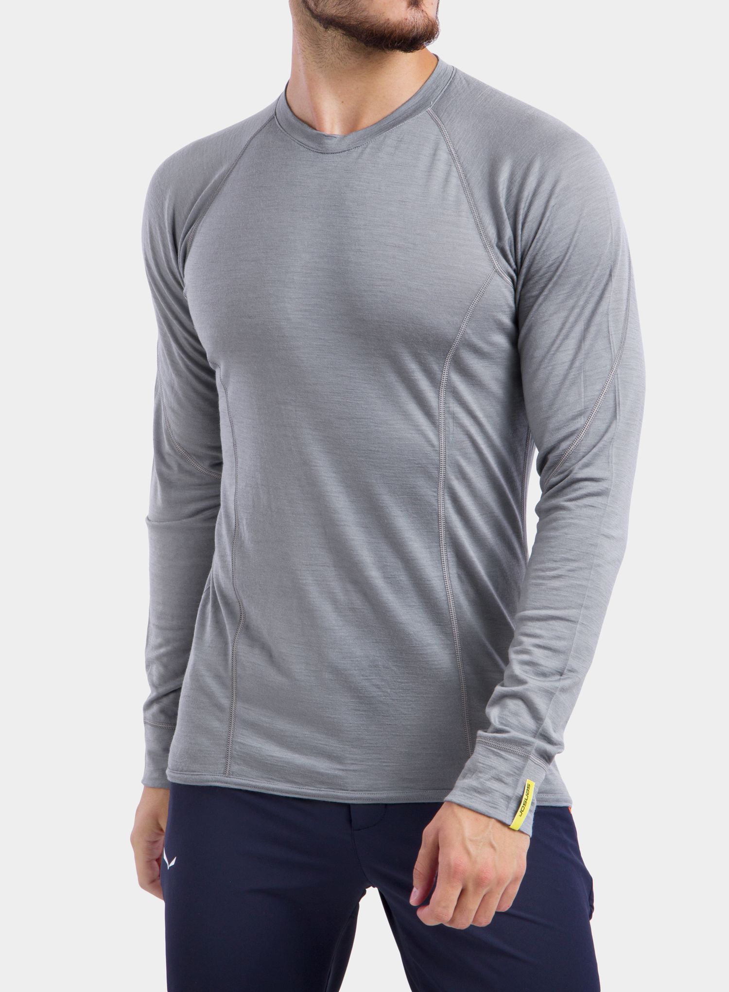 Technická mikina Sensor Merino Active Tee L/S - grey